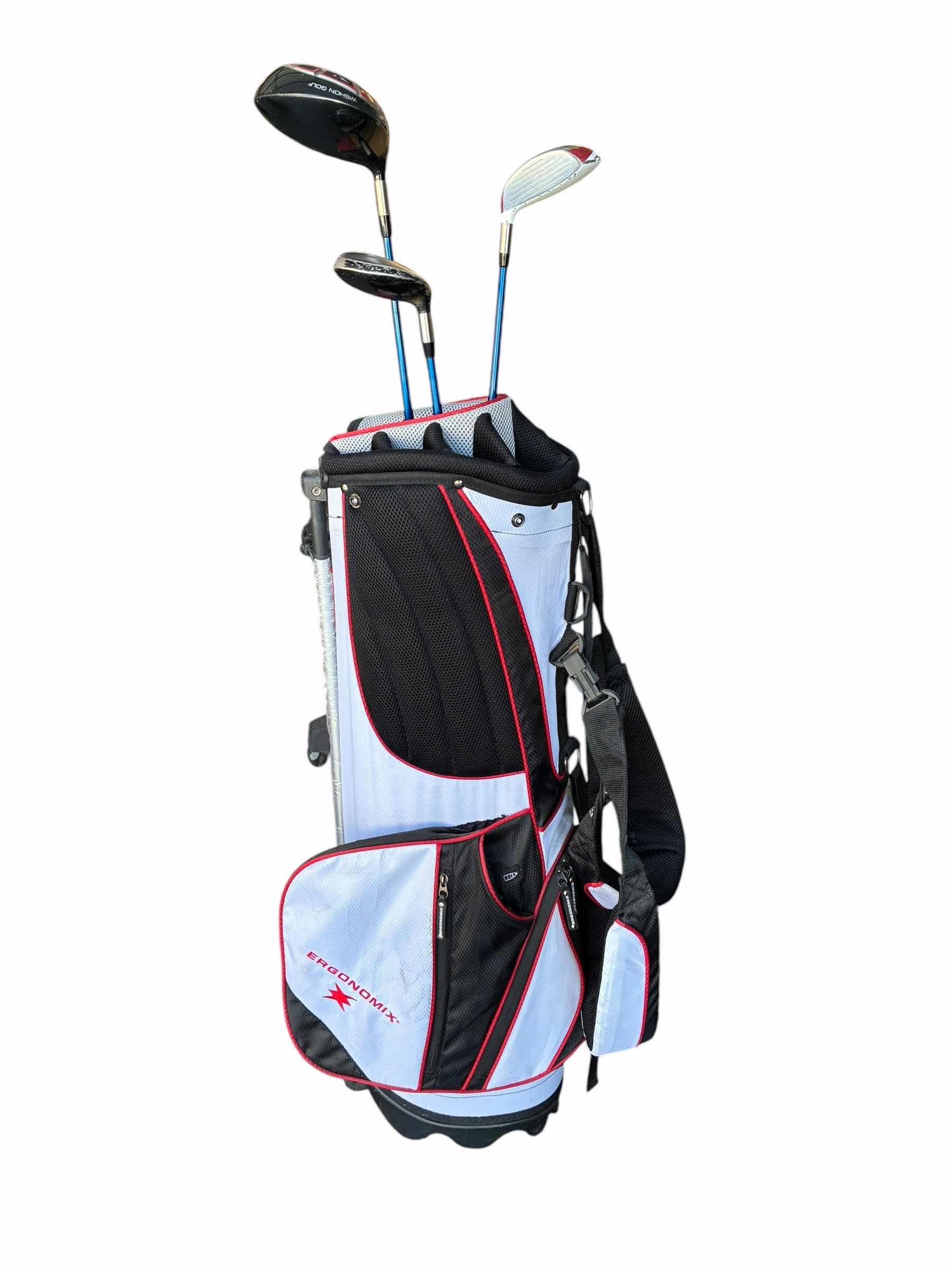 Photo 1 of WISHON GOLF DRIVERS & ERGONOMIX GOLF BAG
