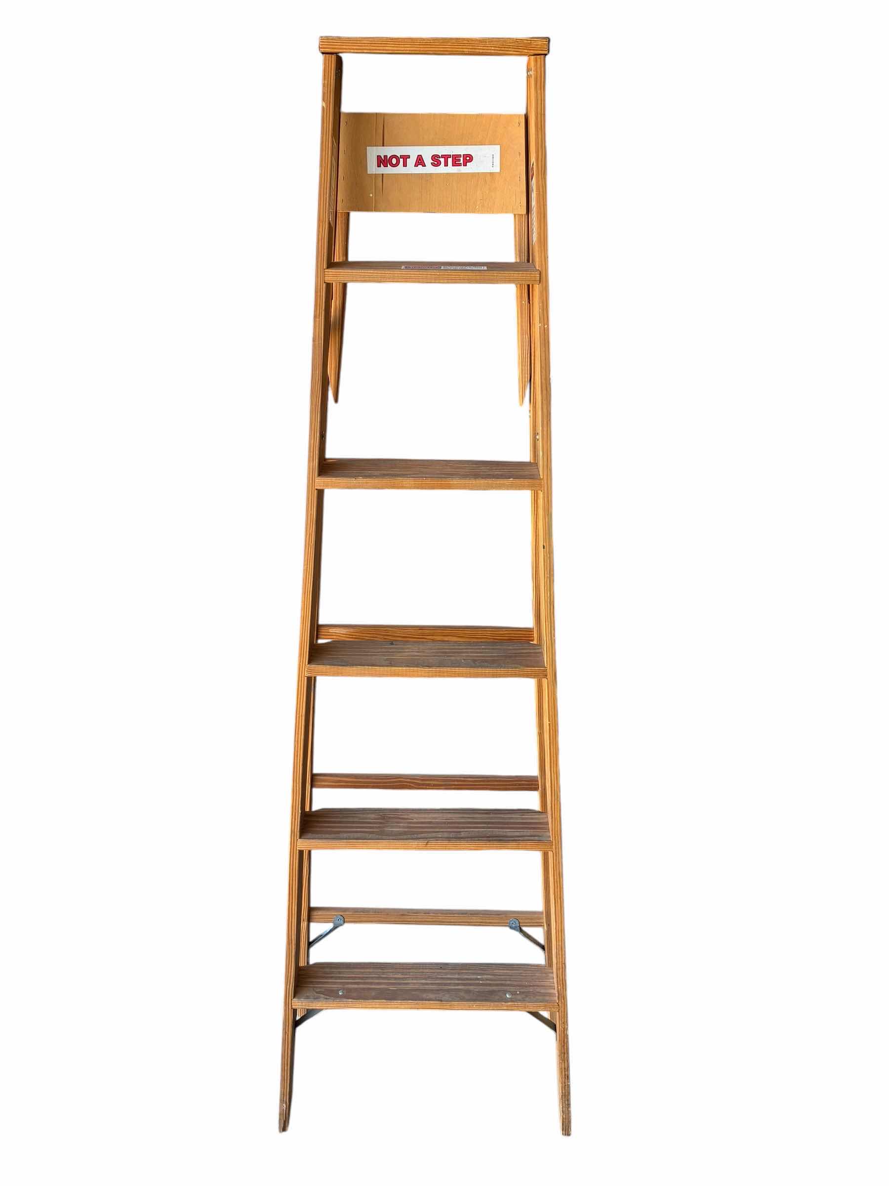 Photo 1 of WERNER 6’ WOOD STANDING LADDER