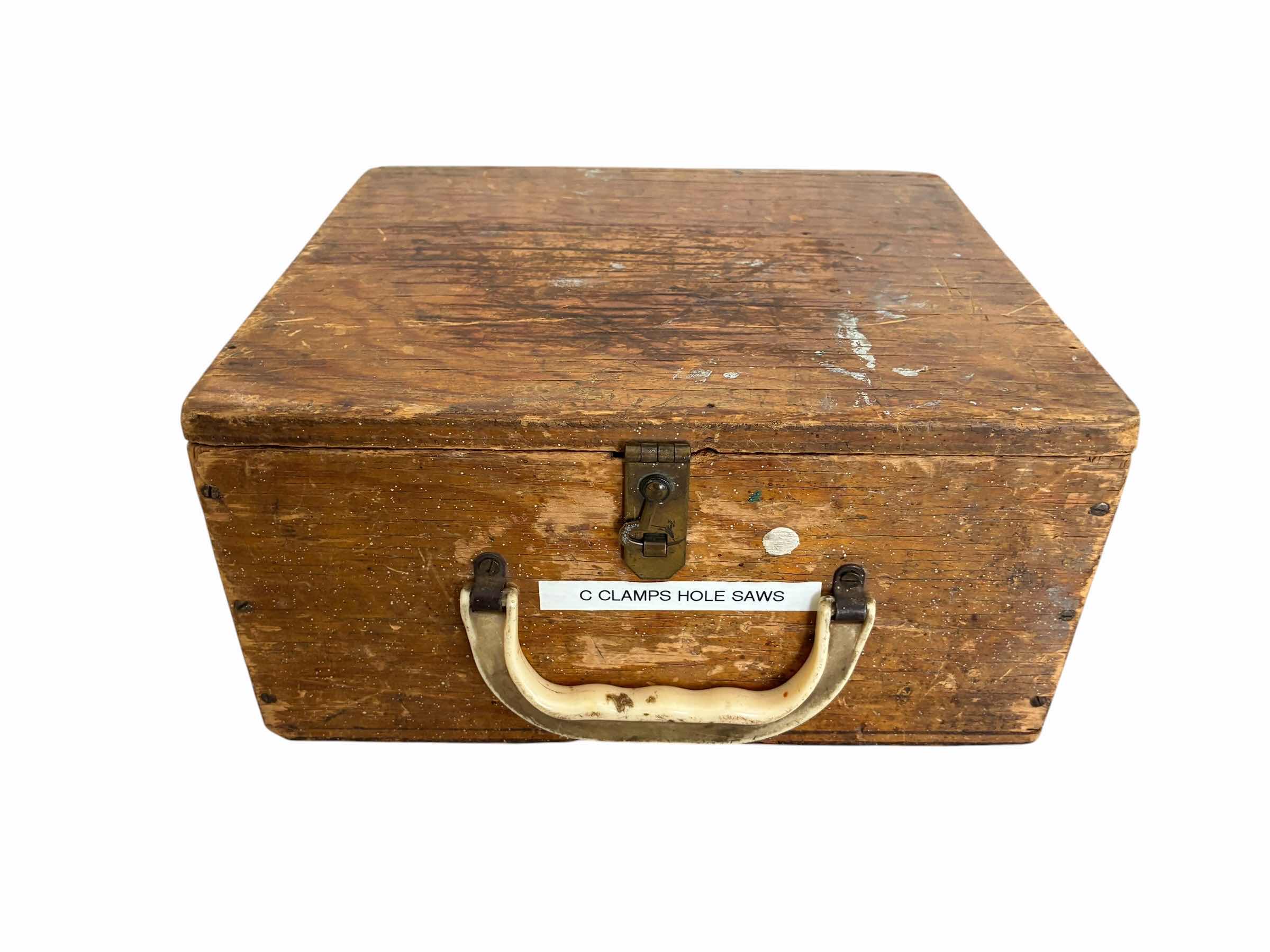 Photo 1 of C-CLAMPS – VARIOUS SIZES W WOOD BOX