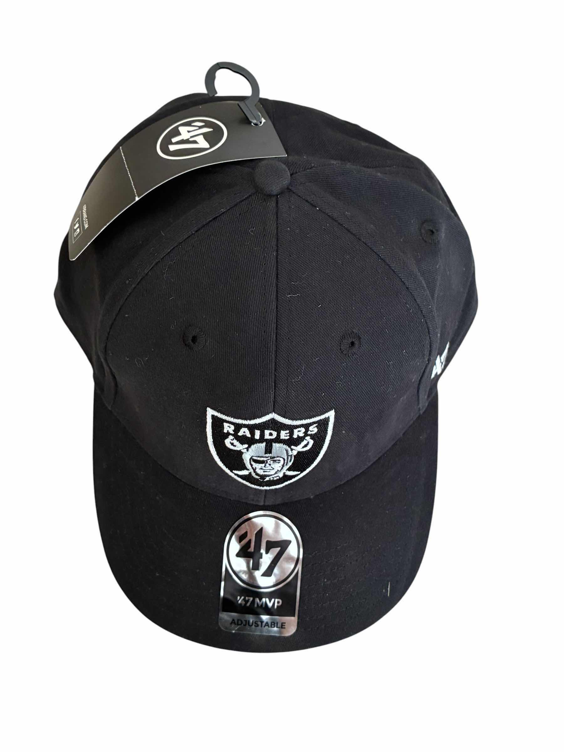Photo 1 of NFL RAIDERS ‘47 MVP VELCROBACK BLACK HAT