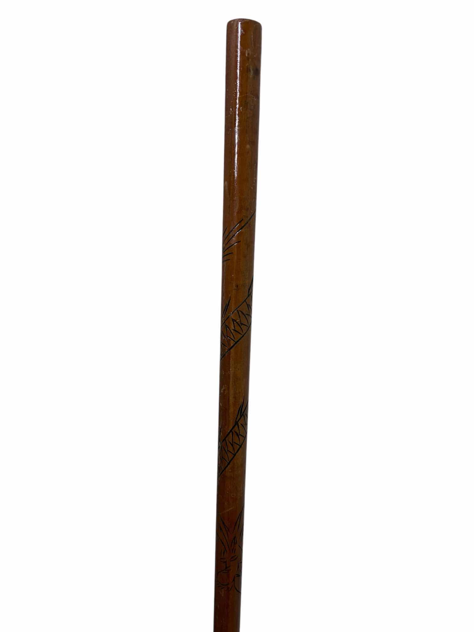 Photo 1 of HAND CARVED 50” WOOD BO STAFF
