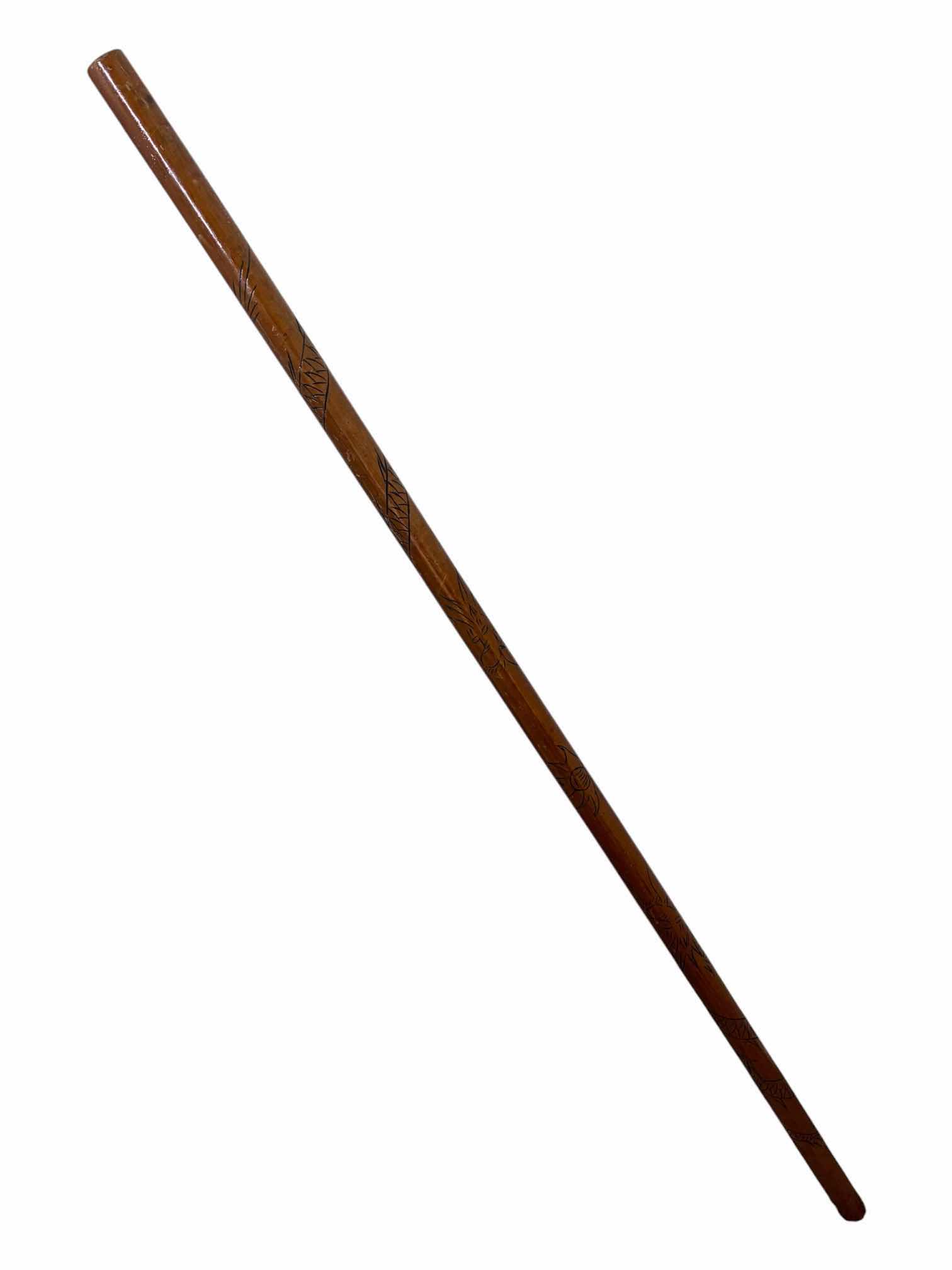Photo 1 of HAND CARVED 50” WOOD BO STAFF
