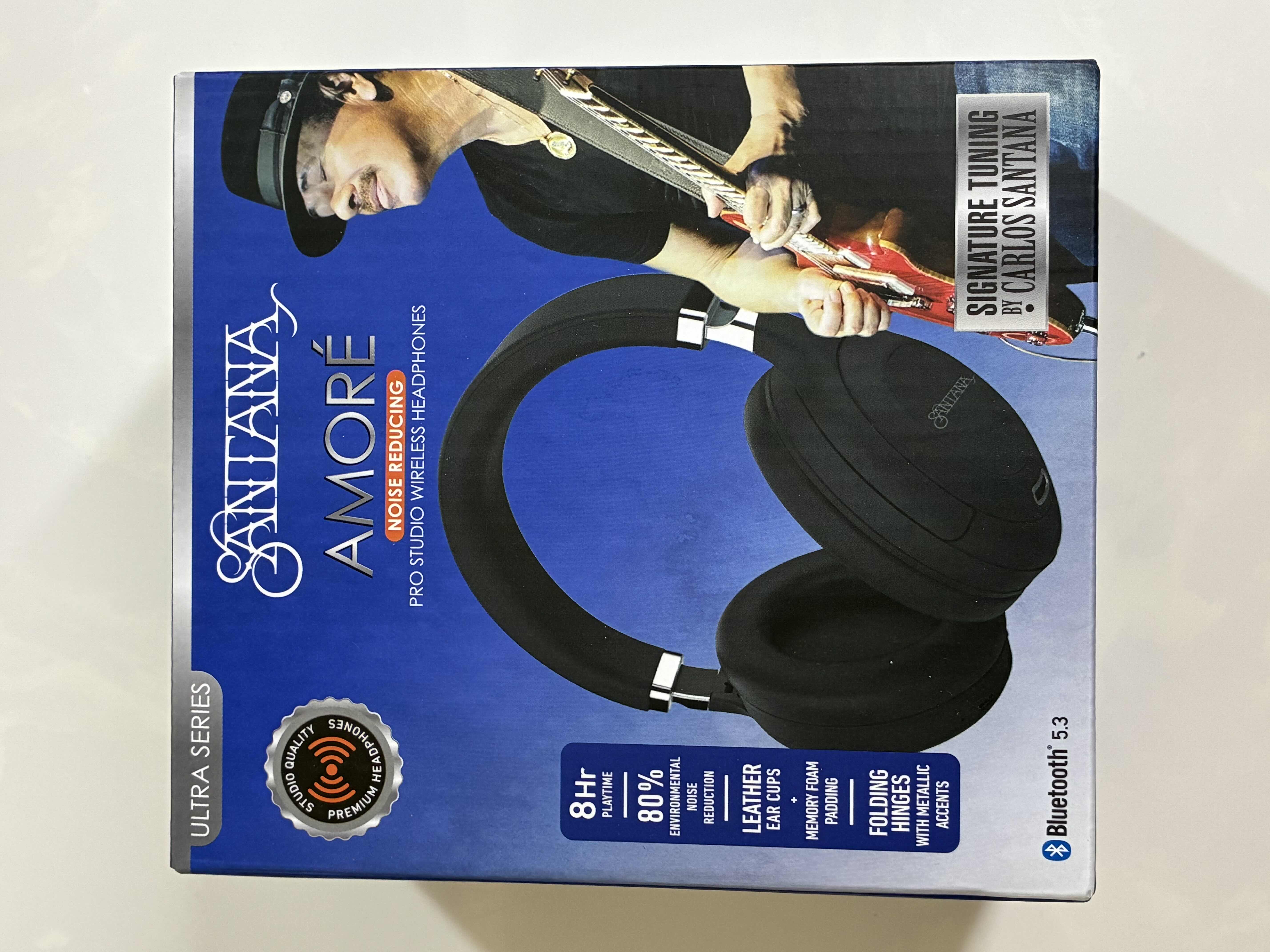 Photo 1 of SANTANA AMORE NOISE REDUCING PRO STUDIO BLUETOOTH WIRELESS HEADPHONES