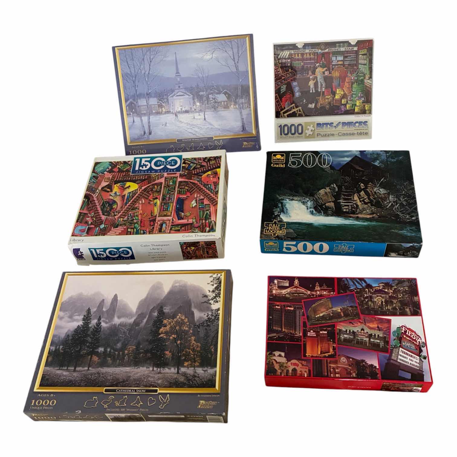 Photo 1 of VINTAGE PUZZLES-VARIOUS AGES & SCENES (6)