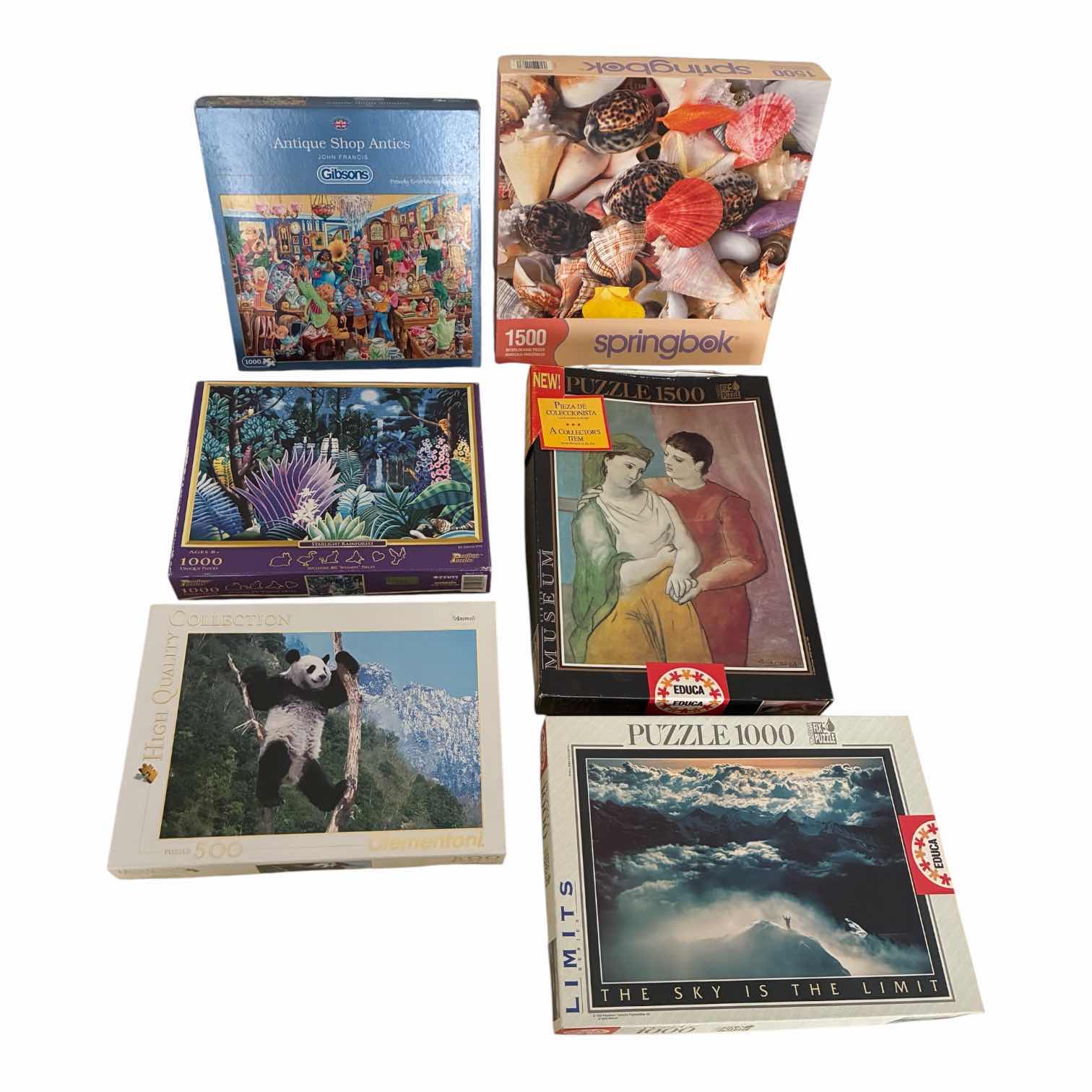 Photo 1 of VINTAGE PUZZLES-VARIOUS AGES & SCENES (6)