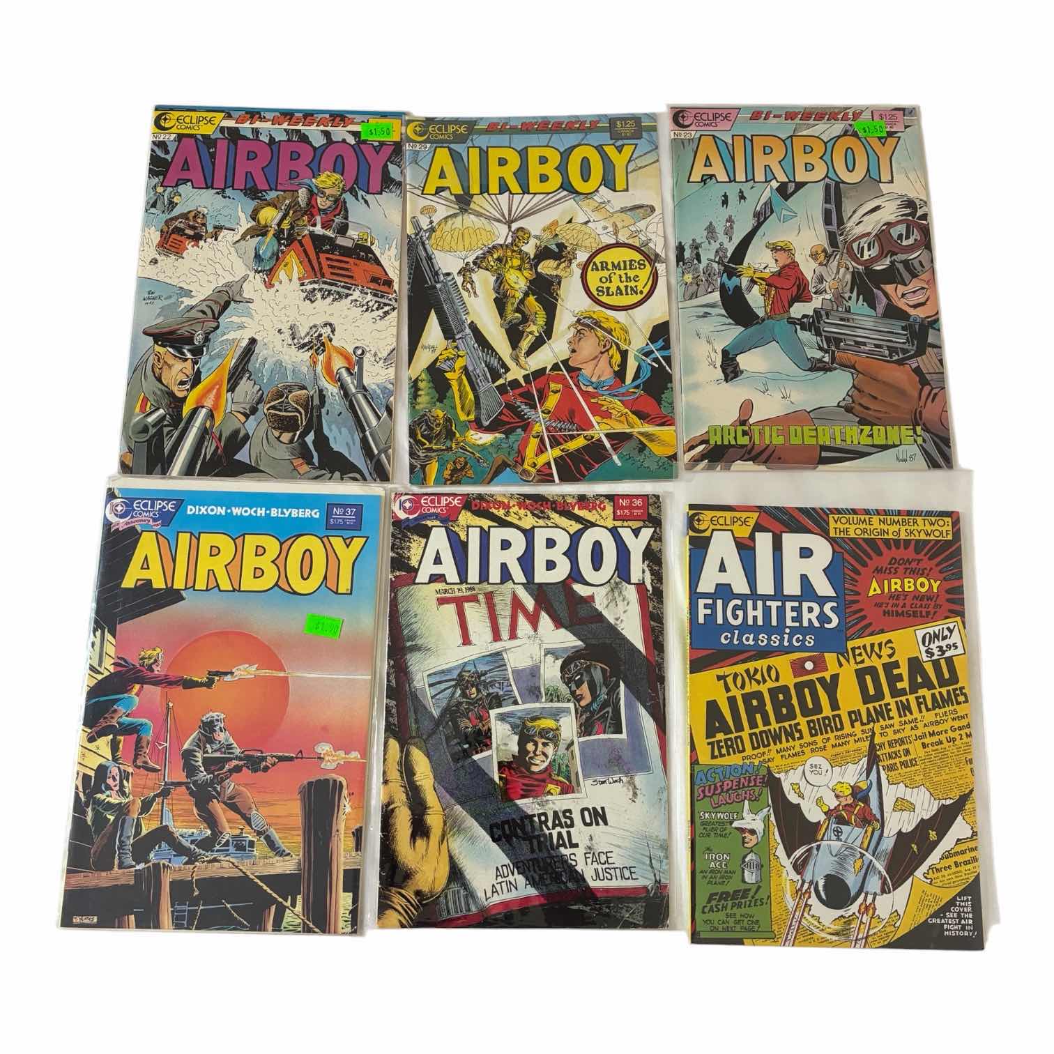 Photo 1 of ECLIPSE COMICS AIR BOY COMIC BOOKS (6)