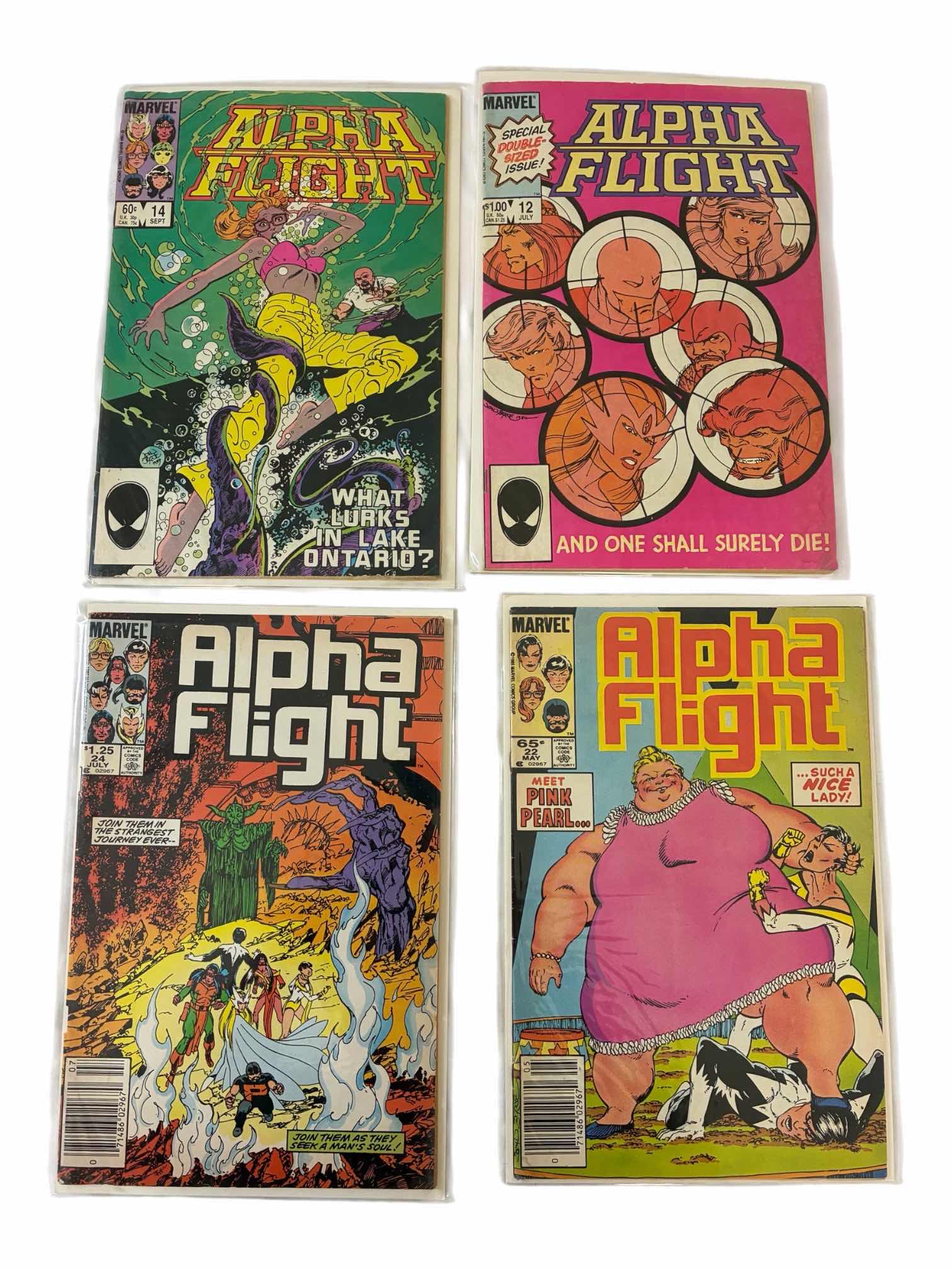 Photo 1 of MARVEL ALPHA FIGHT COMIC BOOKS (4)