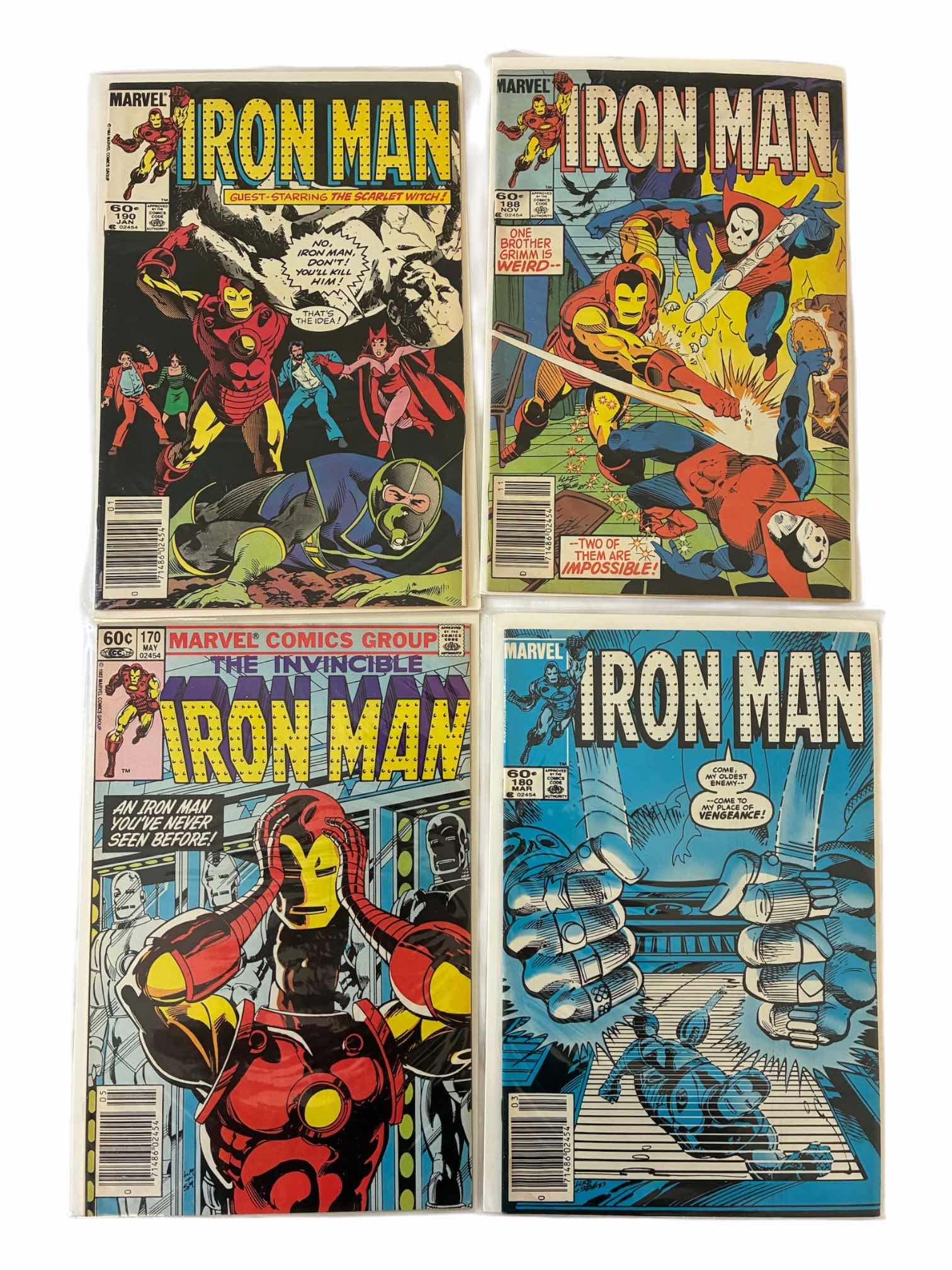 Photo 1 of MARVEL IRON MAN COMIC BOOKS (4)