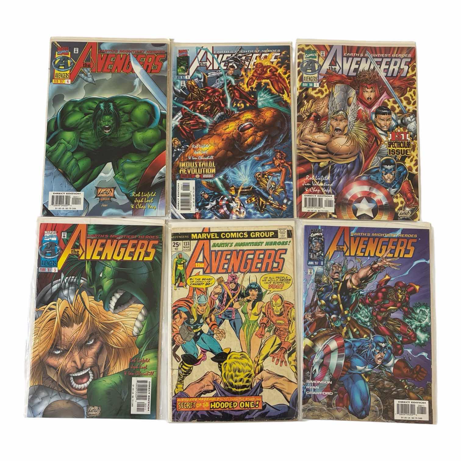 Photo 1 of MARVEL THE MIGHTY AVENGERS COMIC BOOKS (6)
