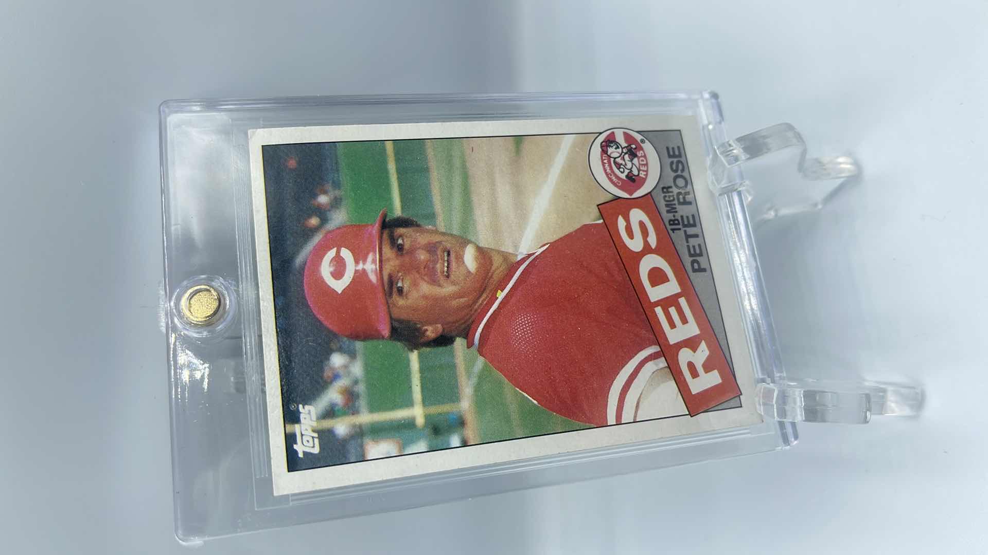 Photo 1 of 1985 PETE ROSE TOPPS CARD 600