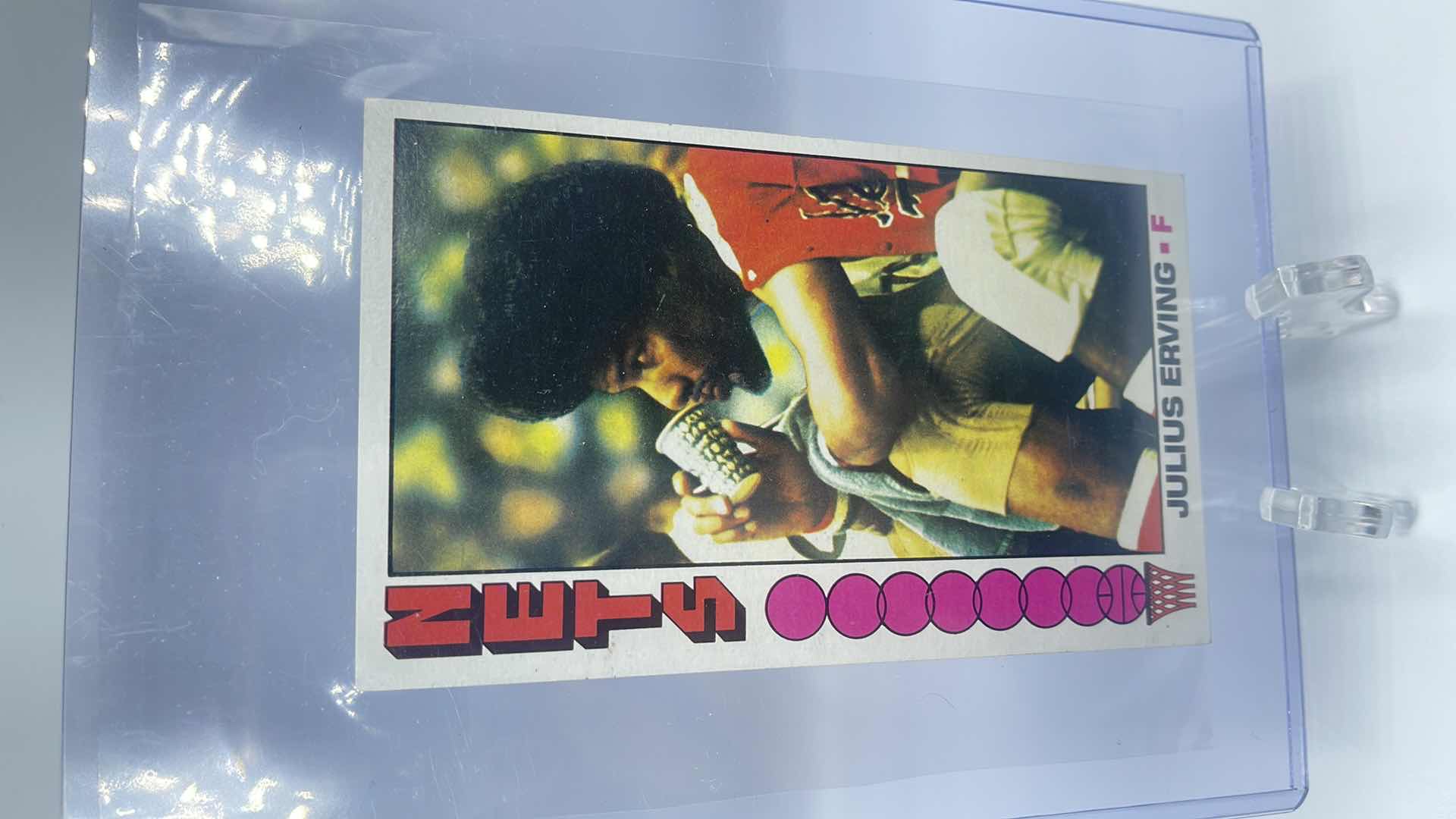 Photo 1 of 1976 JULIUS ERVING TOPPS CARD 1