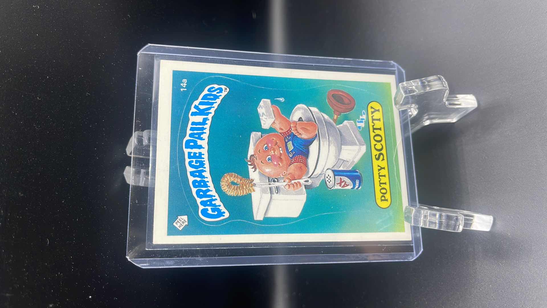 Photo 1 of 1985 GARBAGE PAIL KIDS “POTTY SCOTTY” CARD