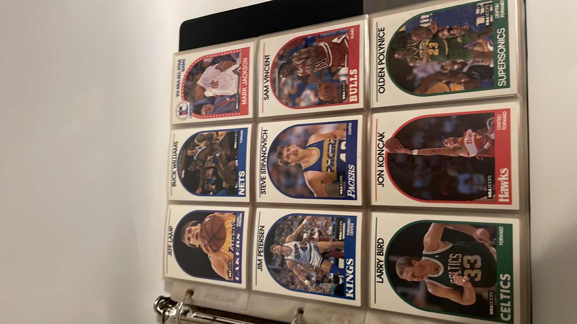 Photo 3 of 1989 NBA HOOPS CARDS W BINDER