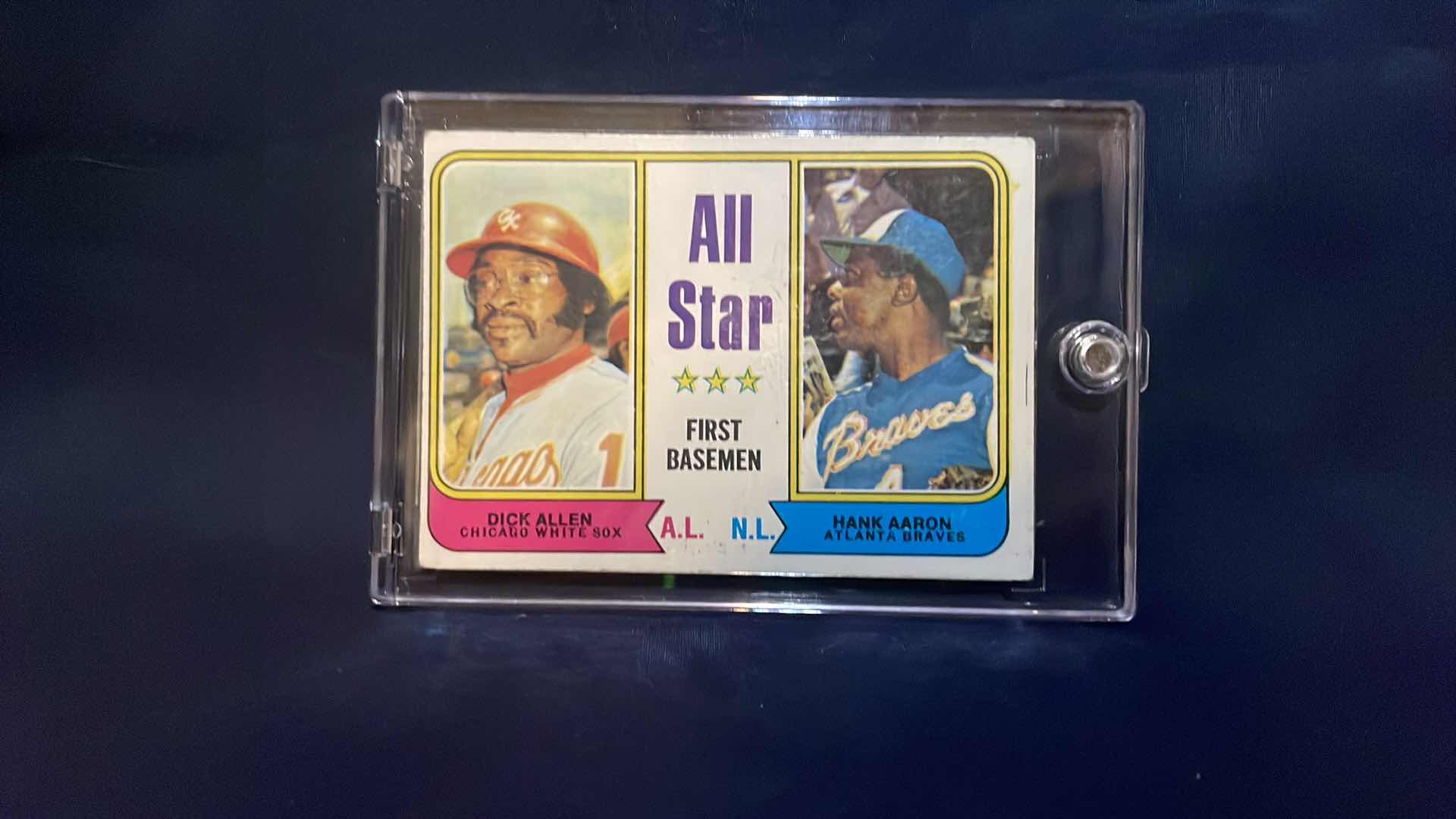 Photo 1 of 1974 HANK AARON TOPPS ALL STAR CARD #352