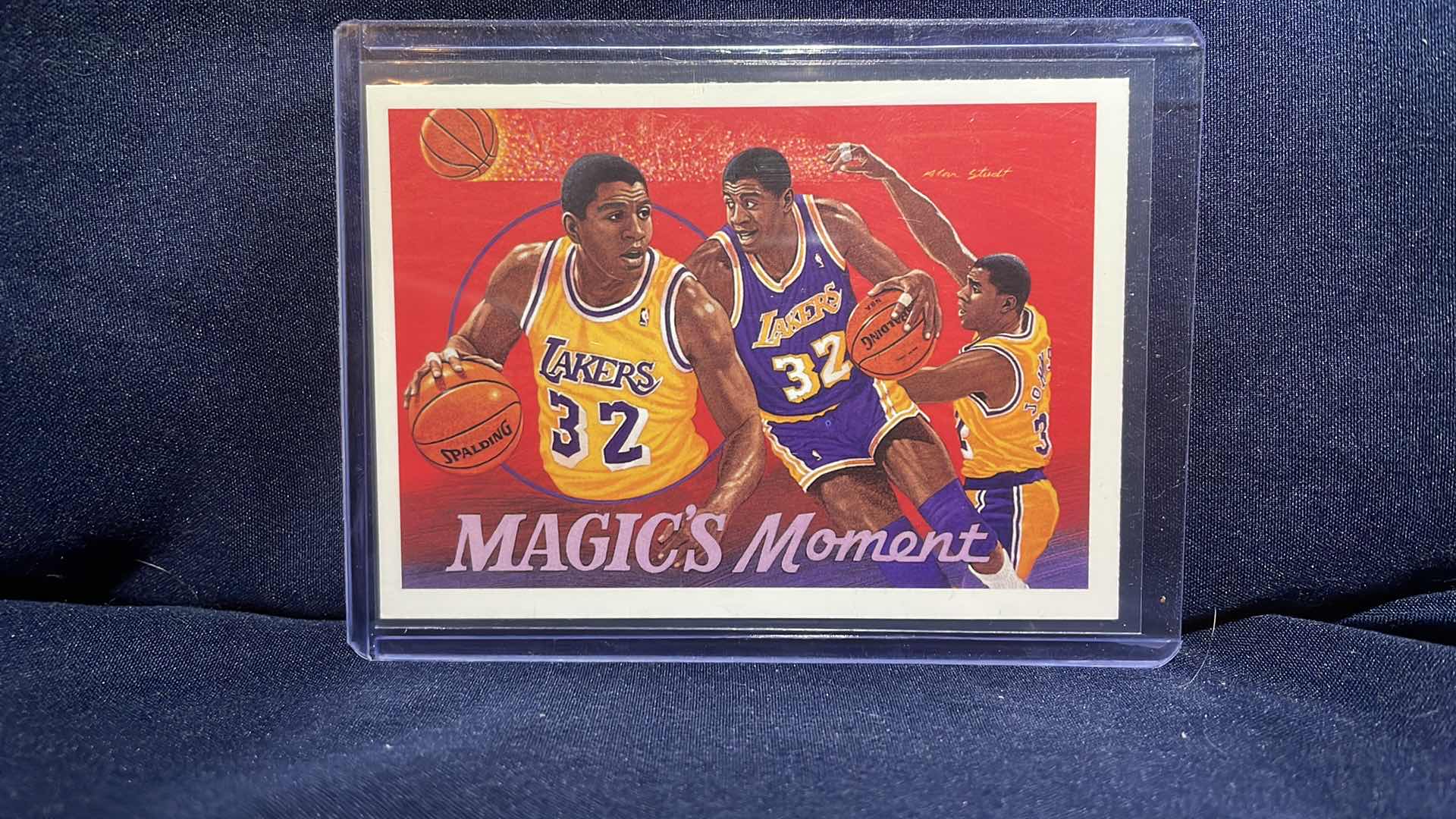 Photo 1 of 1991 MAGIC JOHNSON UPPER DECK MAGIC'S MOMENT CARD #29