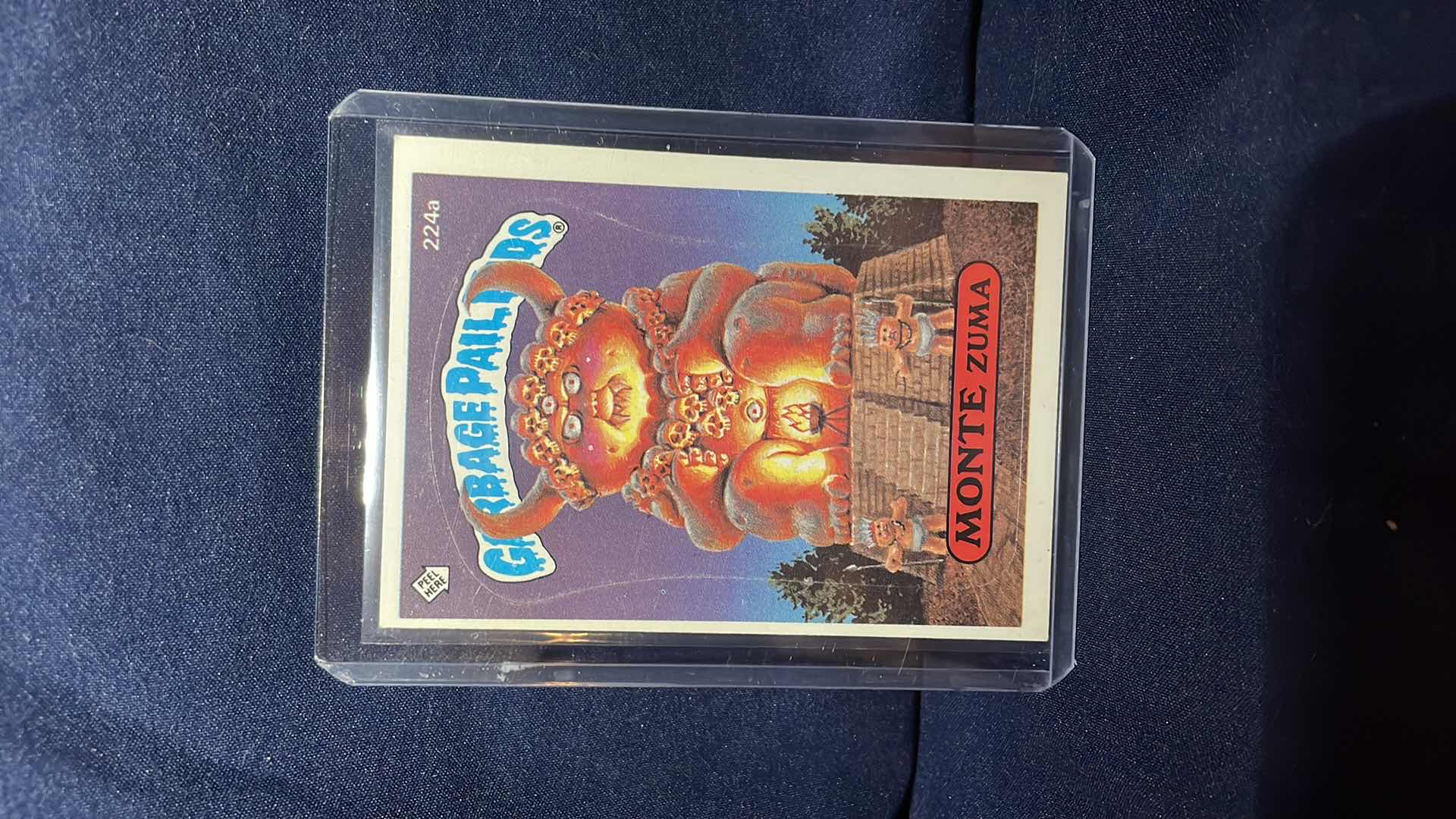 Photo 1 of 1986 GARBAGE PAIL KIDS MONTE ZUMA CARD #224a