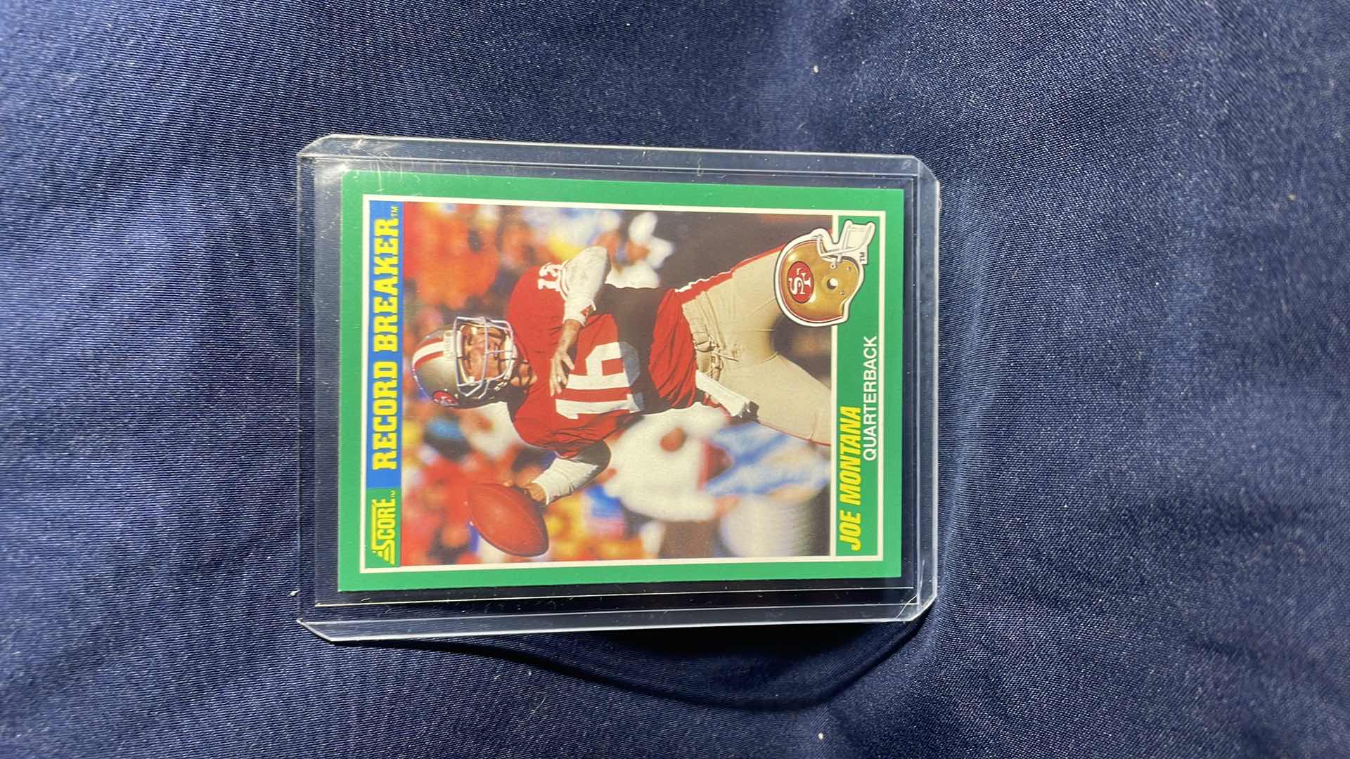 Photo 1 of 1989 SCORE JOE MONTANA CARD #329