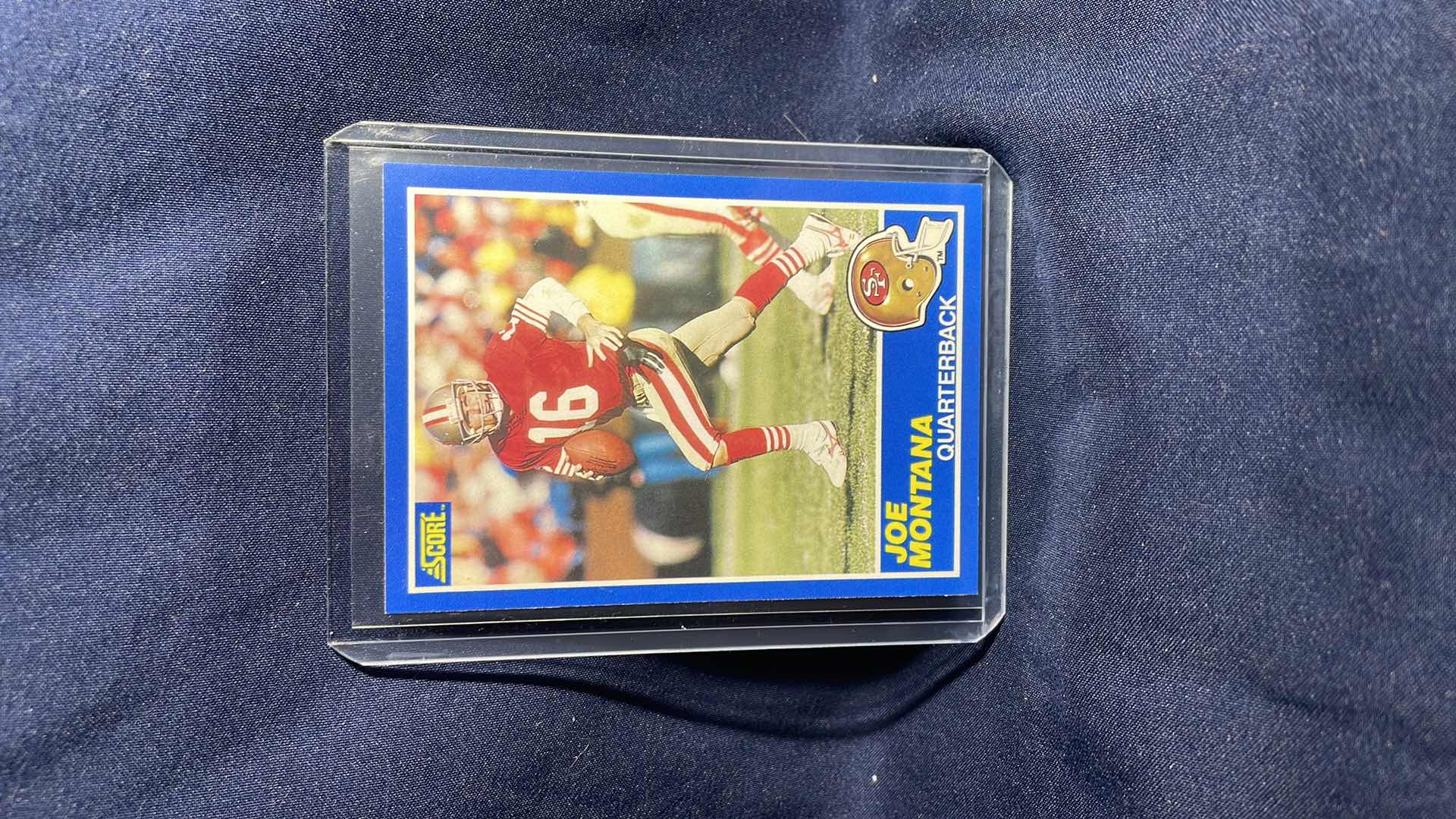 Photo 1 of 1989 SCORE JOE MONTANA CARD #1