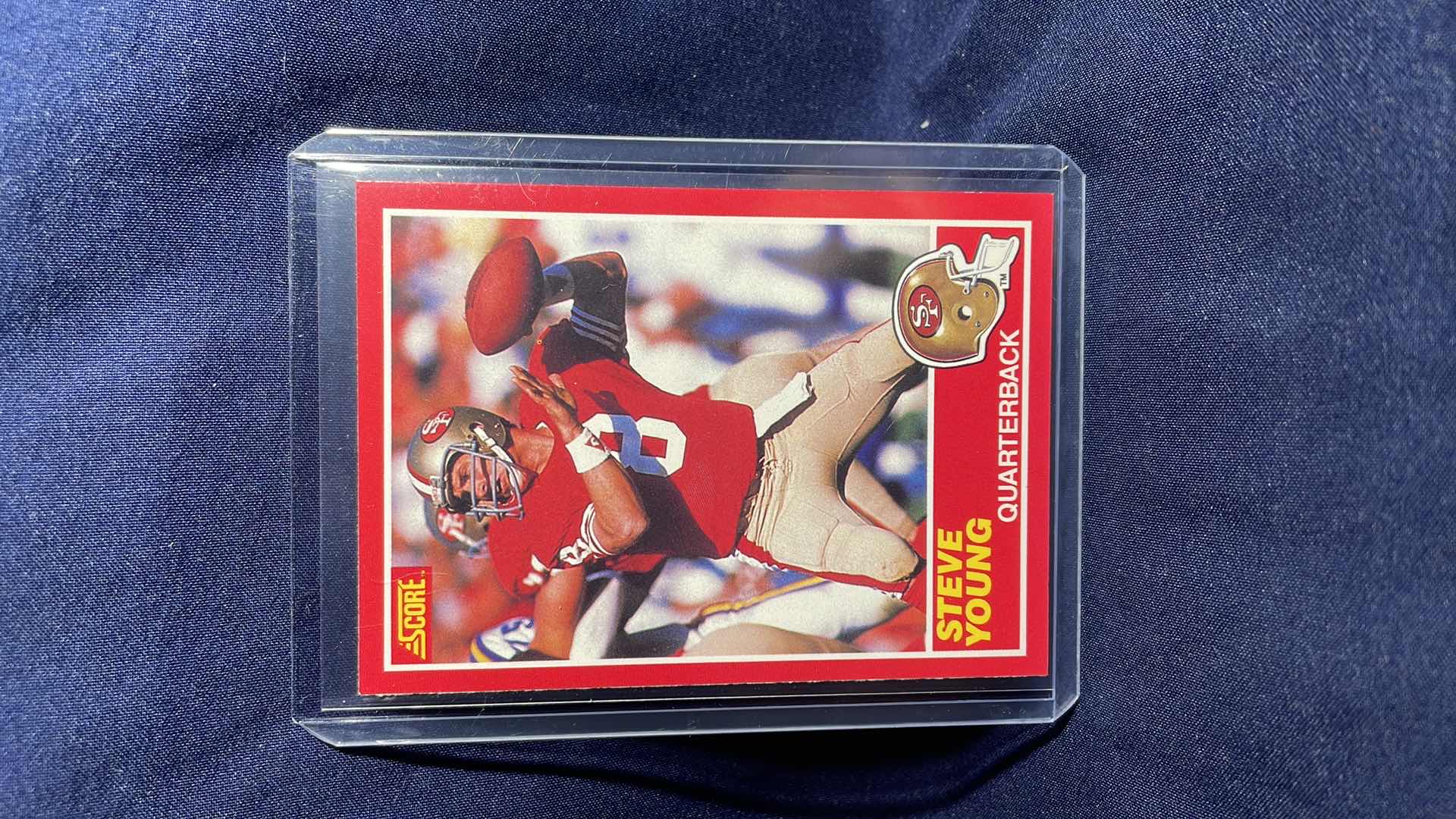 Photo 1 of 1989 SCORE STEVE YOUNG CARD #212