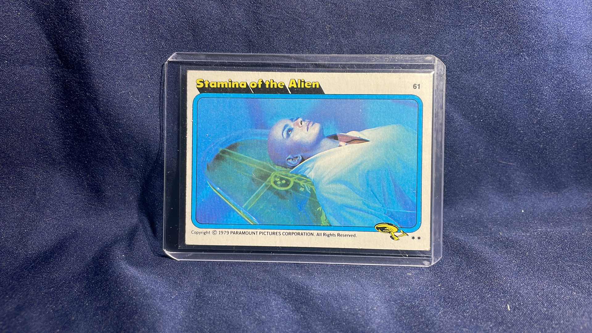 Photo 1 of 1979 STAR TREK STAMINA OF THE ALIEN  CARD #61