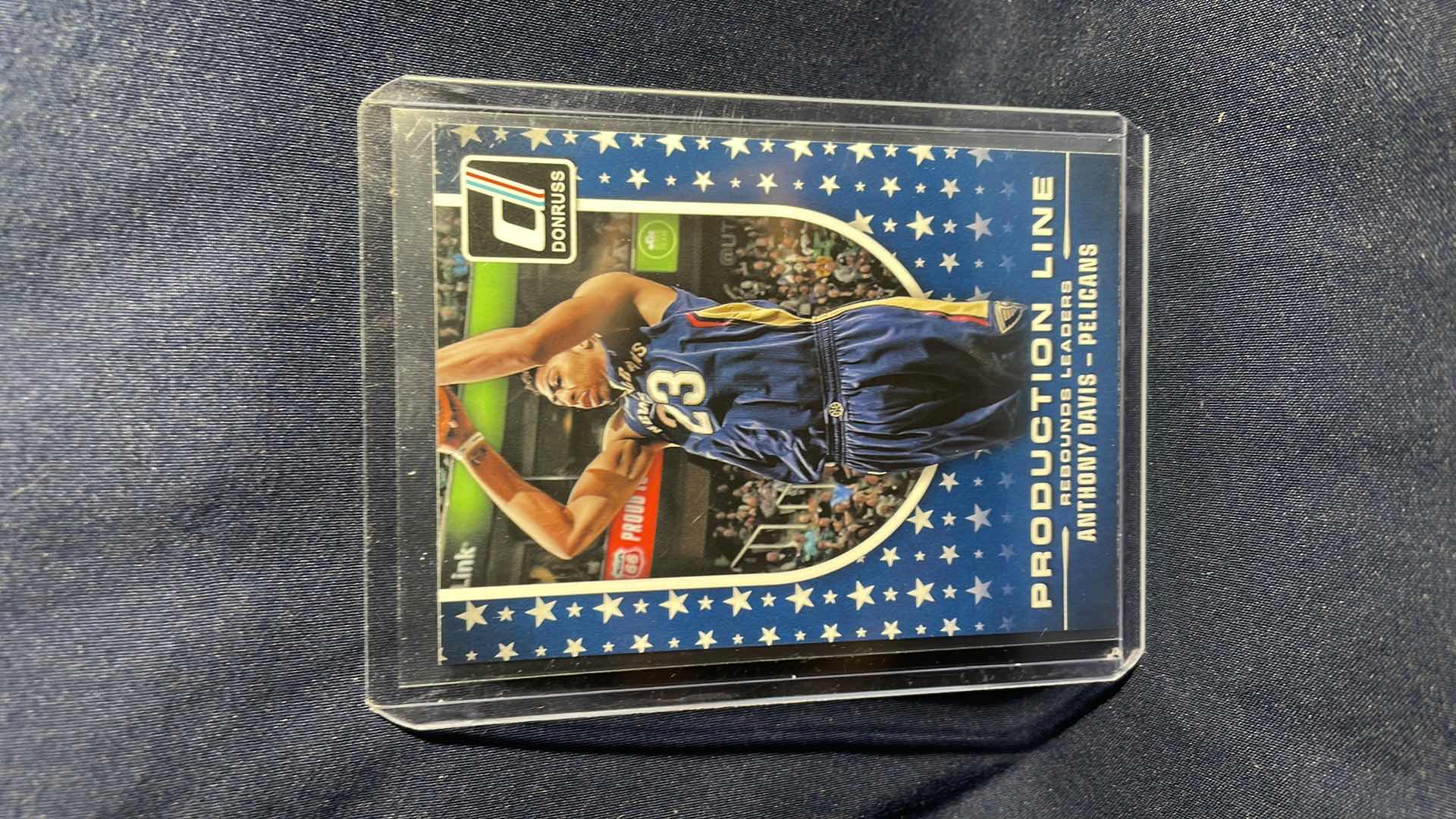 Photo 1 of 2014 DONRUSS ANTHONY DAVIS PRODUCTION LINE CARD #10