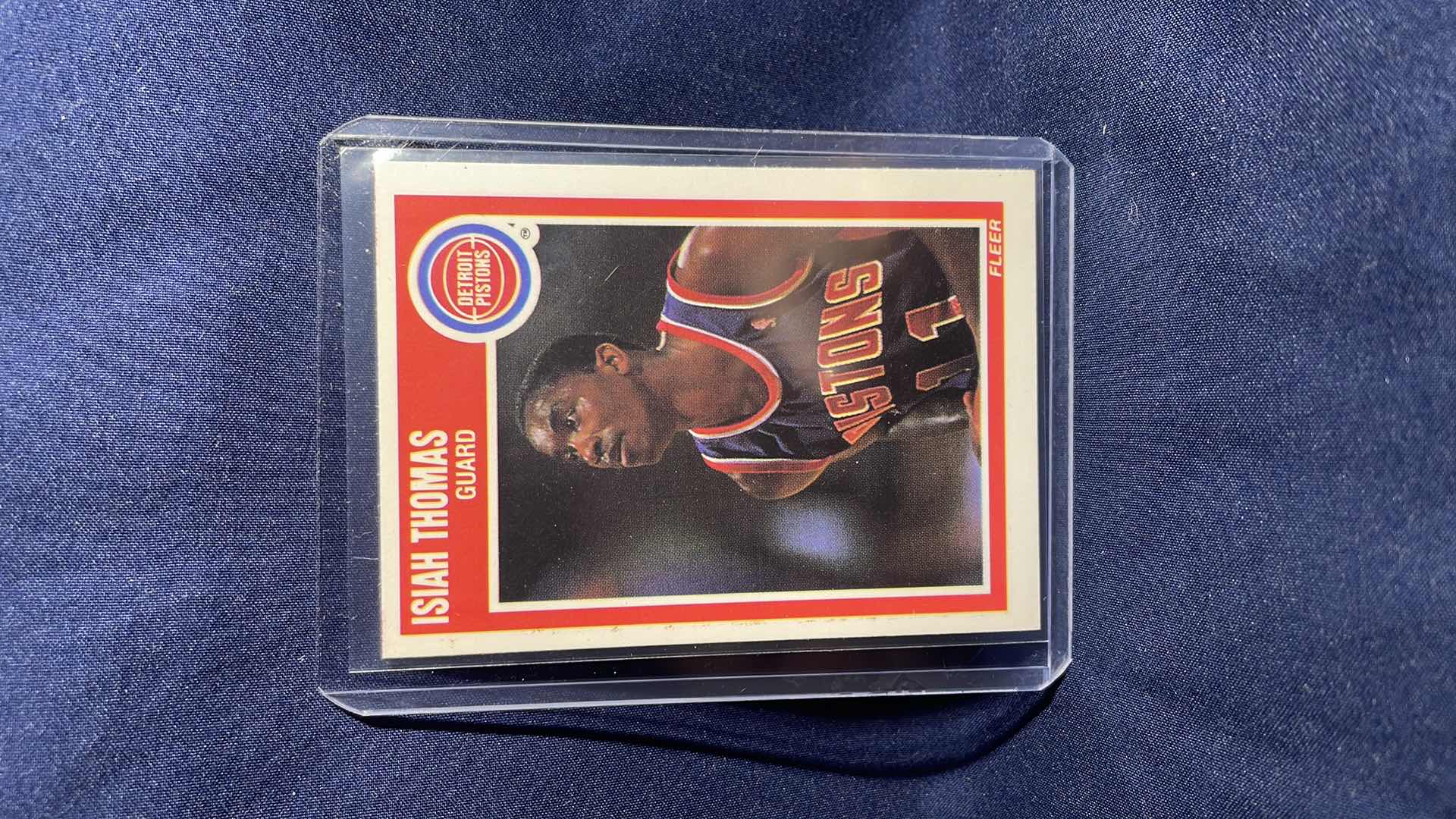 Photo 1 of 1989 FLEER ISIAH THOMAS CARD #50