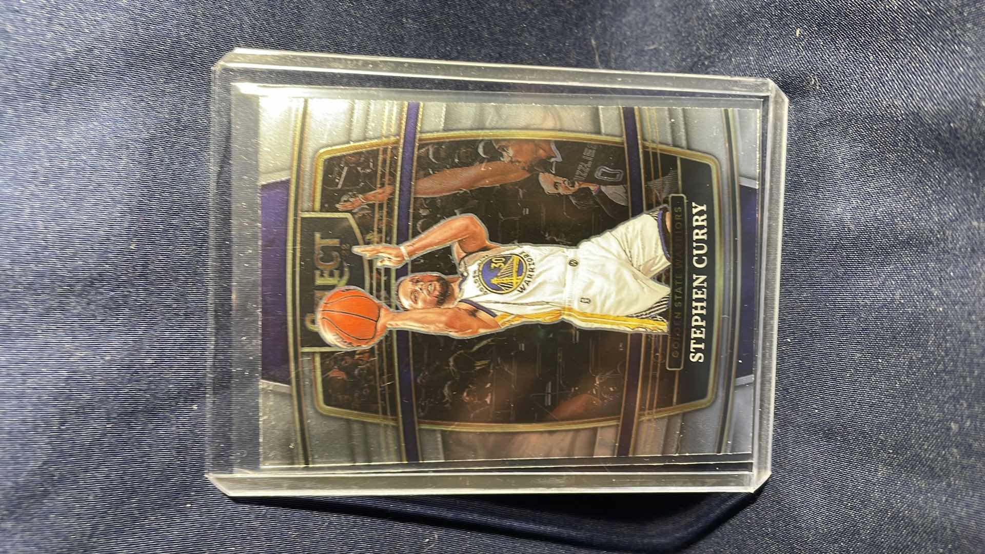 Photo 1 of 2021 PANINI STEPHEN CURRY SELECT PRIZM SILVER CARD #94