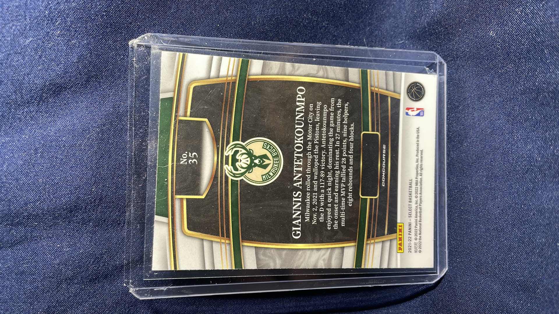 Photo 2 of 2021 PANINI GIANNIS ANTETOKOUNMPO CARD# 35