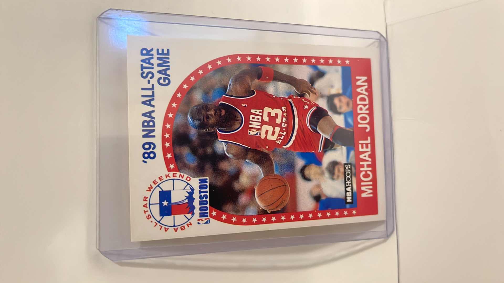 Photo 1 of 1989 MICHAEL JORDAN NBA HOOPS CARD 21