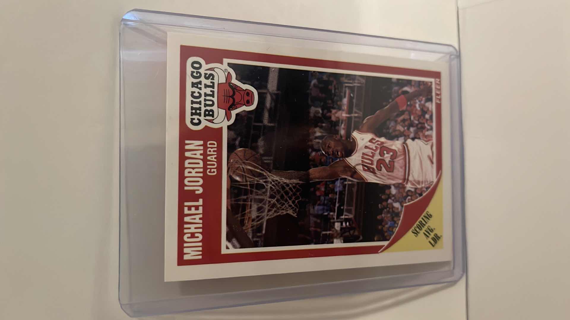 Photo 1 of 1989 MICHAEL JORDAN FLEER CARD 21