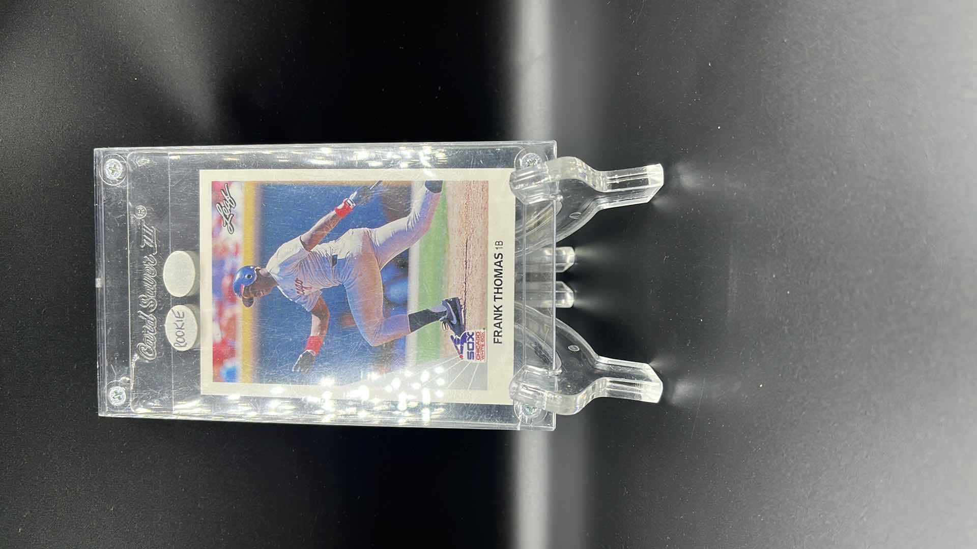 Photo 3 of RARE 1990 FRANK THOMAS LEAF ROOKIE CARD 300