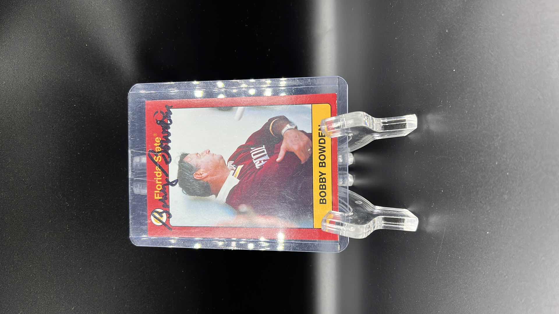 Photo 3 of 1991 BOBBY BOWDEN AUTOGRAPHED COLLEGIATE CARD 59