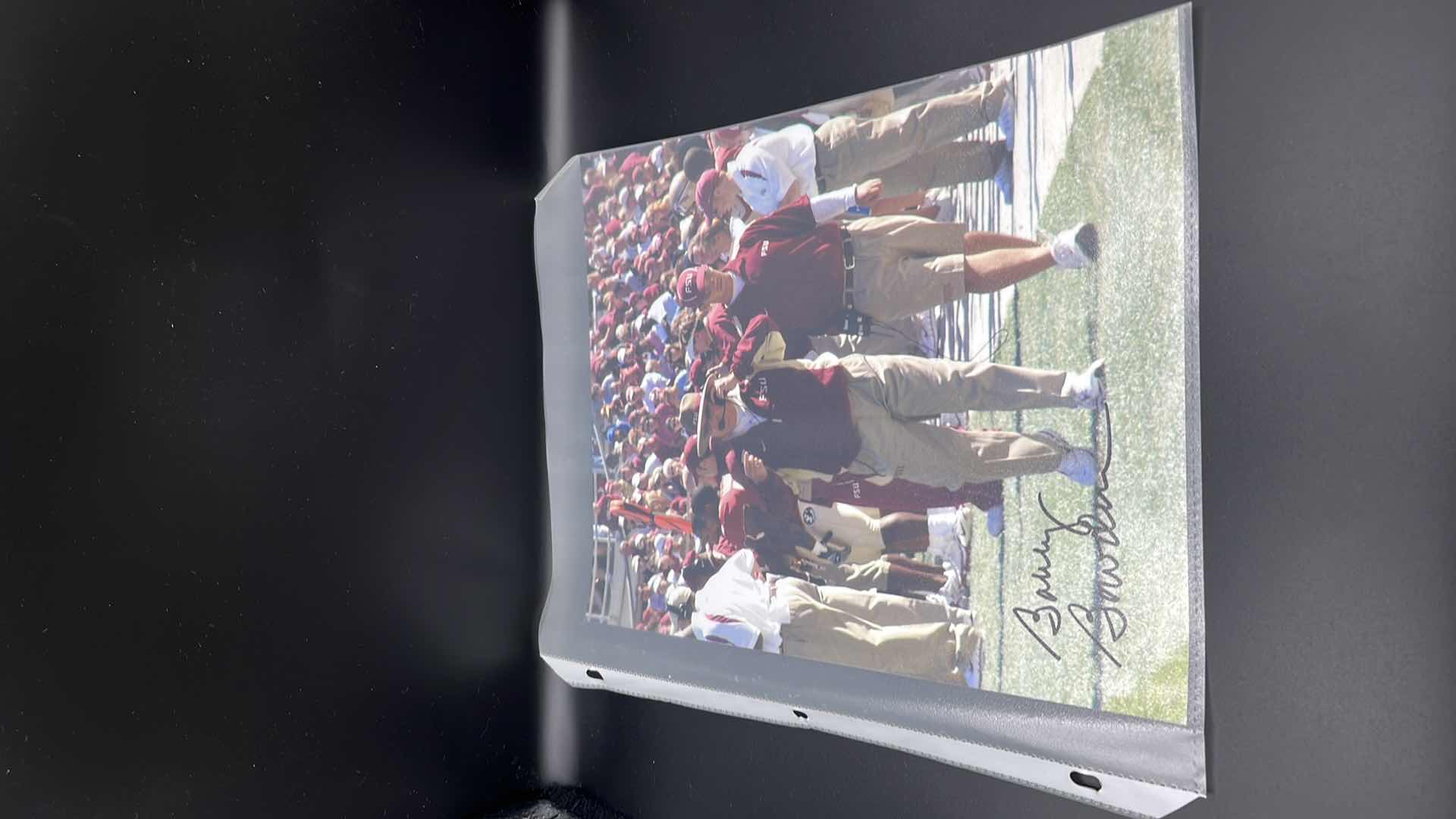 Photo 1 of AUTOGRAPHED PICTURE OF BARRY BOWDEN
