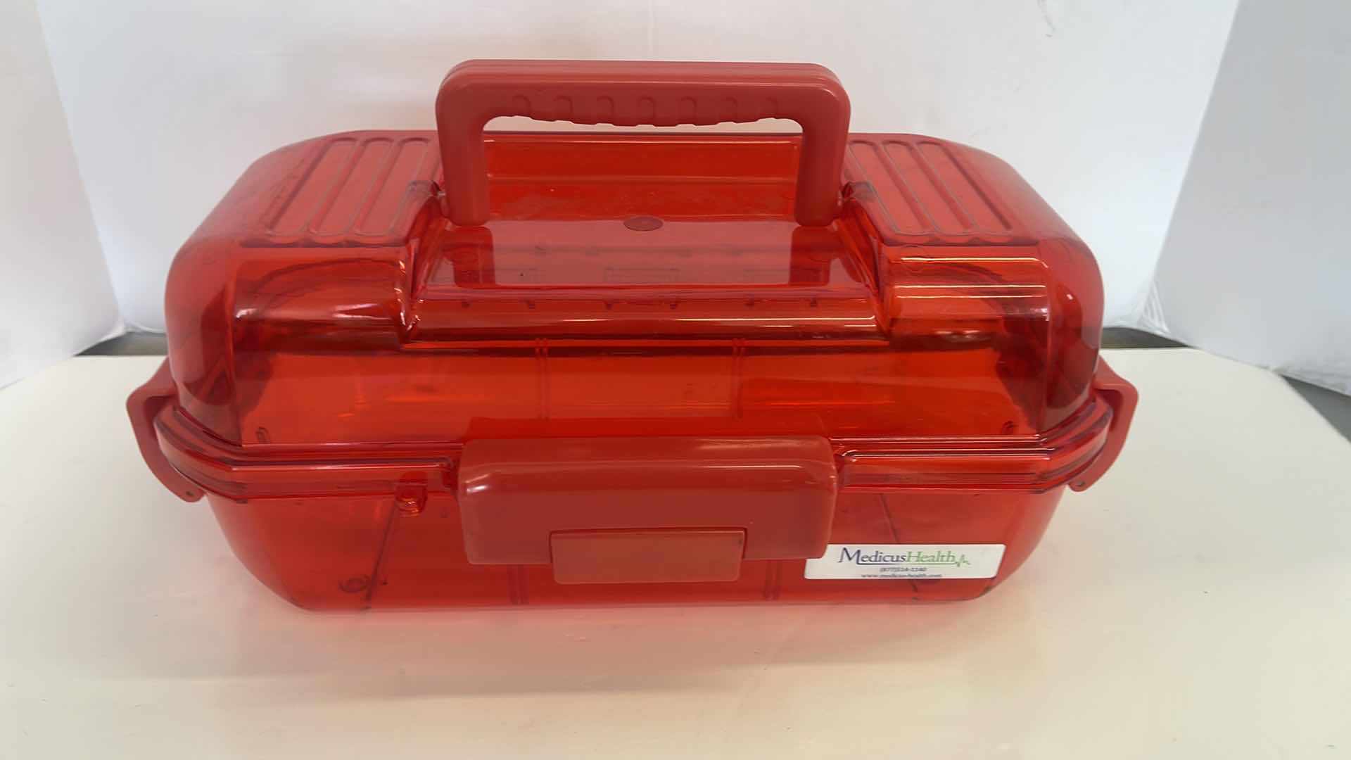 Photo 4 of DURAPORTER PORTABLE TRANSPORT BOX RED 13” X 7” H7”