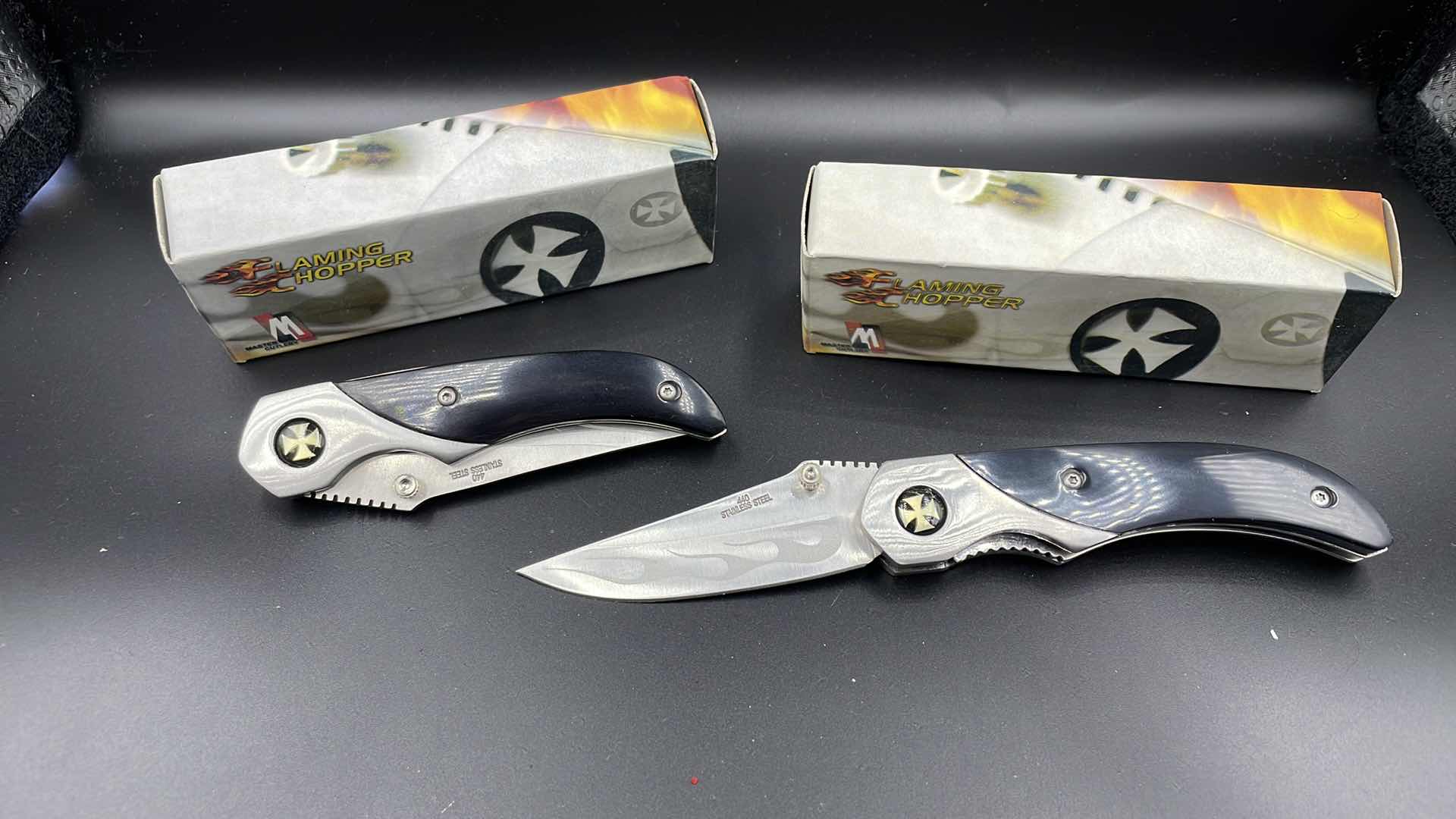 Photo 2 of FLAMING CHOPPER SET OF 2 KNIVES 6”