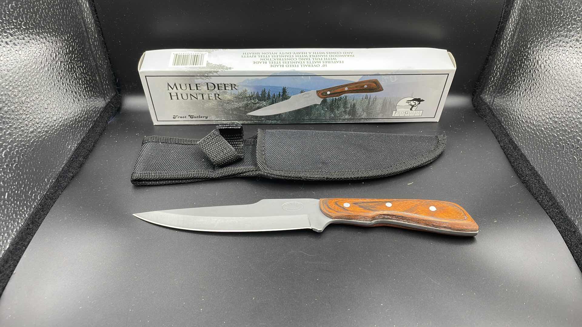 Photo 1 of FROST CUTLERY MULE DEER HUNTER 10” BLADE WITH SHEATH