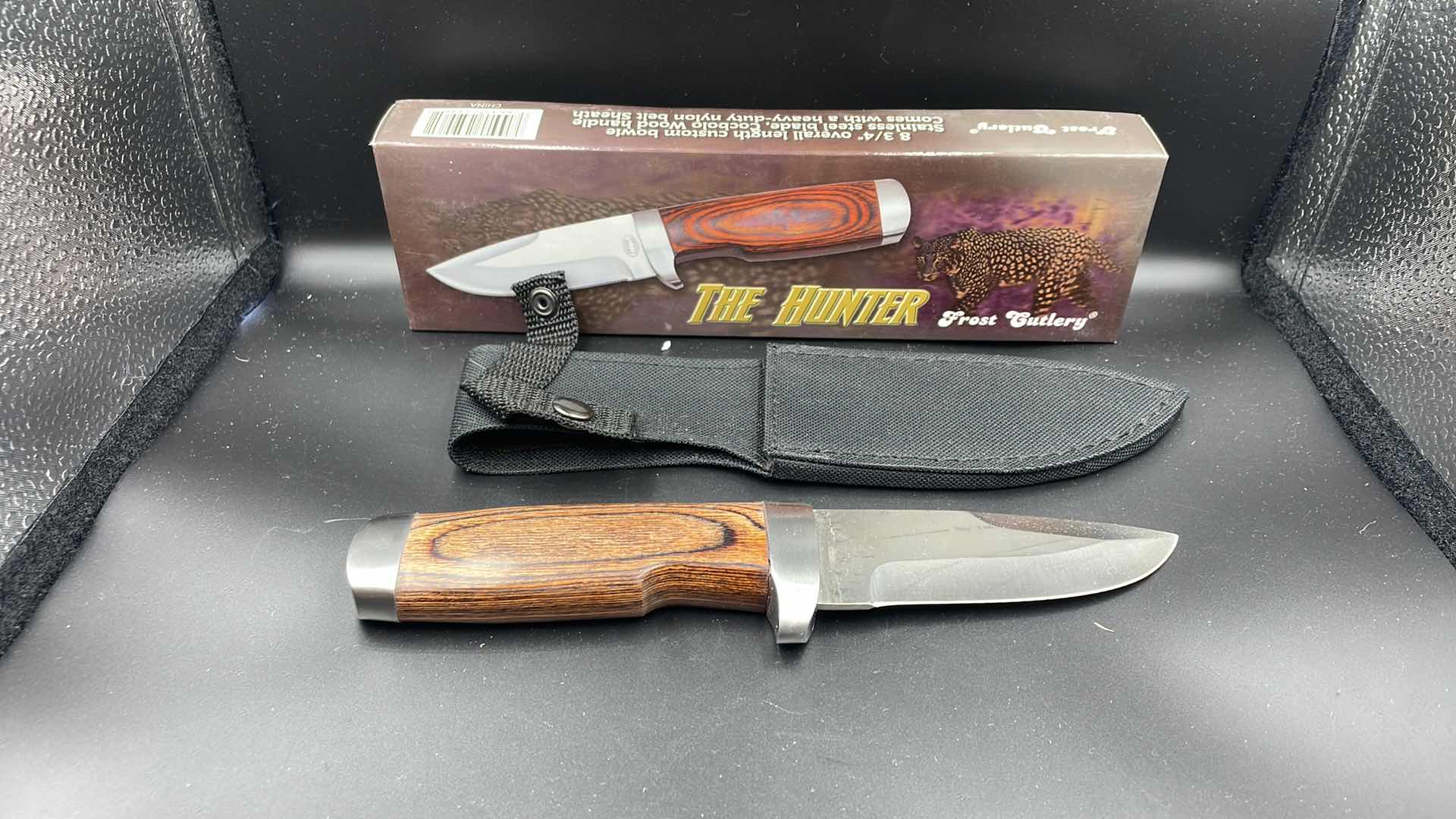 Photo 2 of FROST CUTLERY THE HUNTER BLADE AND SHEATH 8”