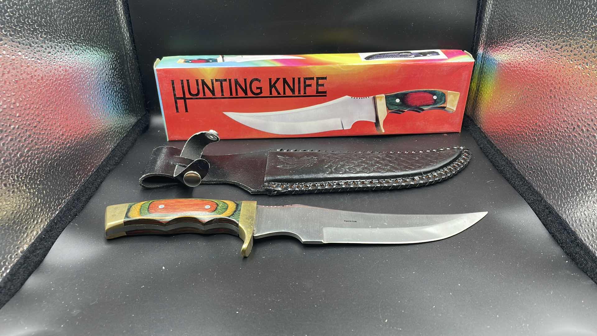 Photo 1 of HUNTING KNIFE AND SHEATH 11”