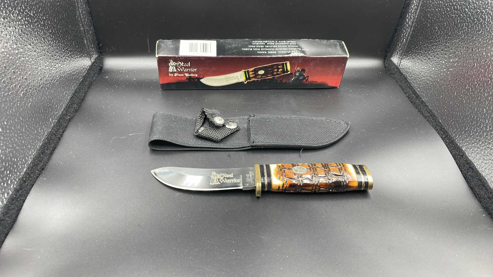 Photo 1 of FROST CUTLERY STEEL WARRIOR BLADE AND SHEATH 7.5”