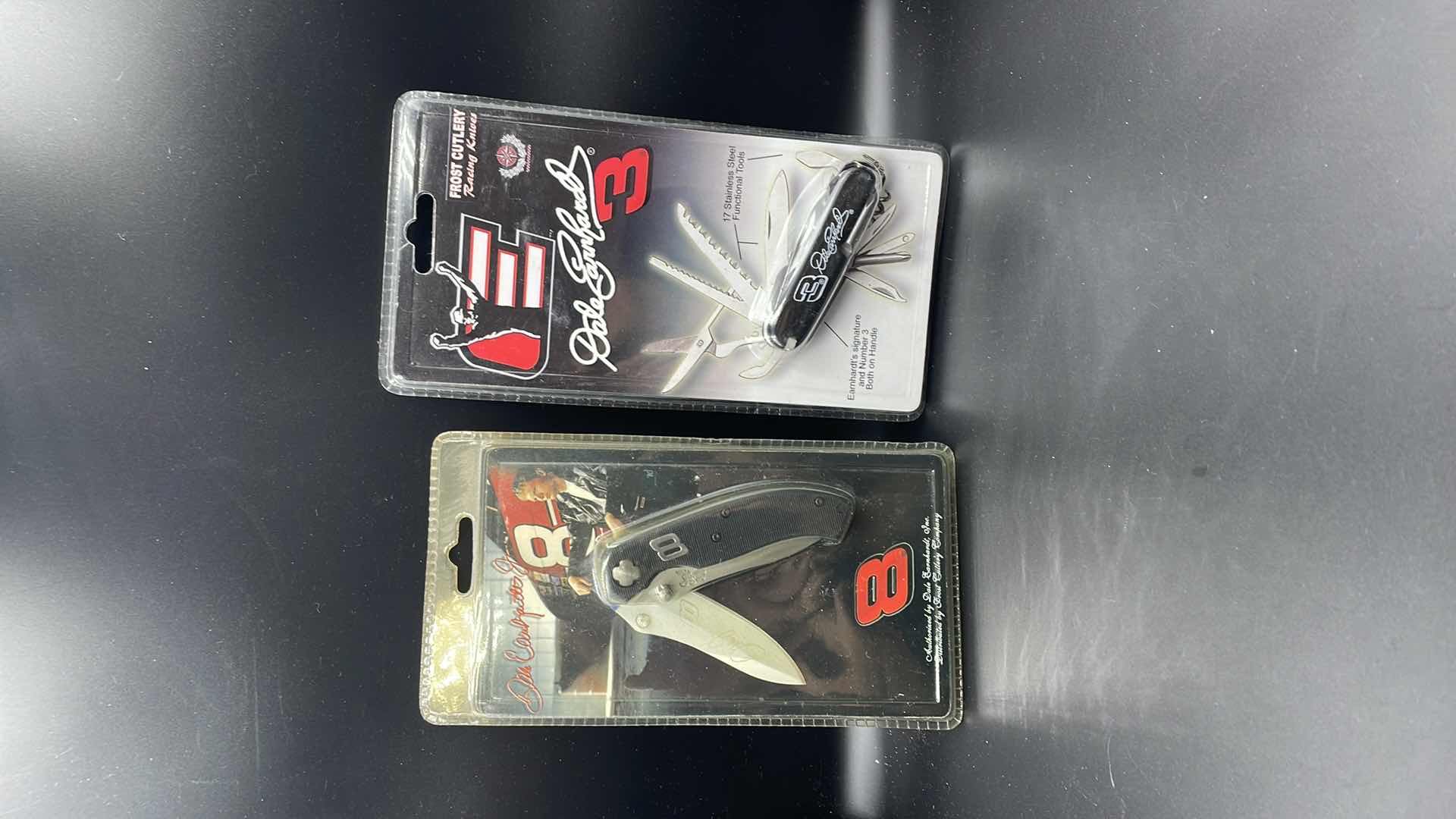 Photo 1 of DALE EARNHARDT SWISS ARMY TYPE KNIFE AND POCKET KNIFE