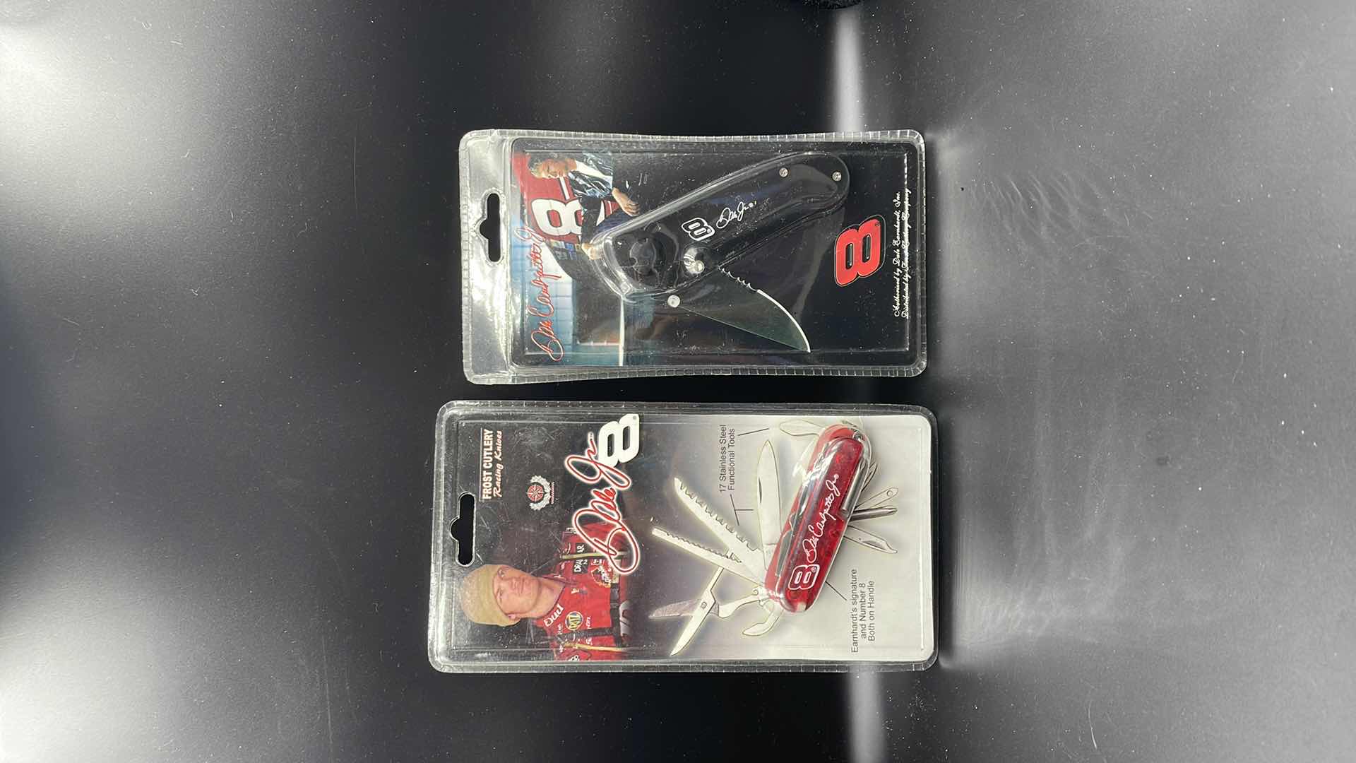 Photo 1 of DALE EARNHARDT JR SWISS ARMY TYPE KNIFE AND POCKET KNIFE