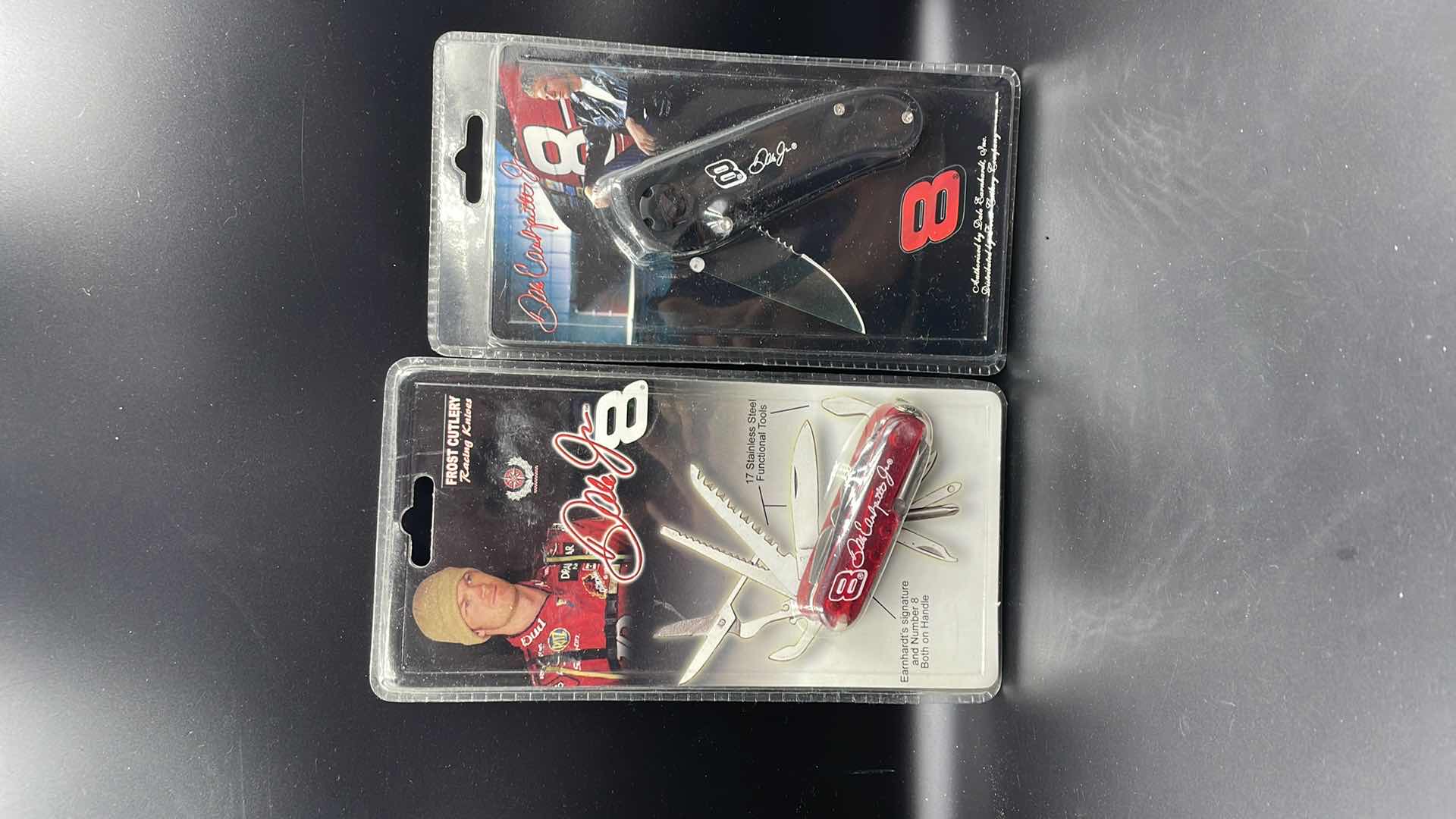 Photo 1 of DALE EARNHARDT JR SWISS ARMY TYPE KNIFE AND POCKET KNIFE