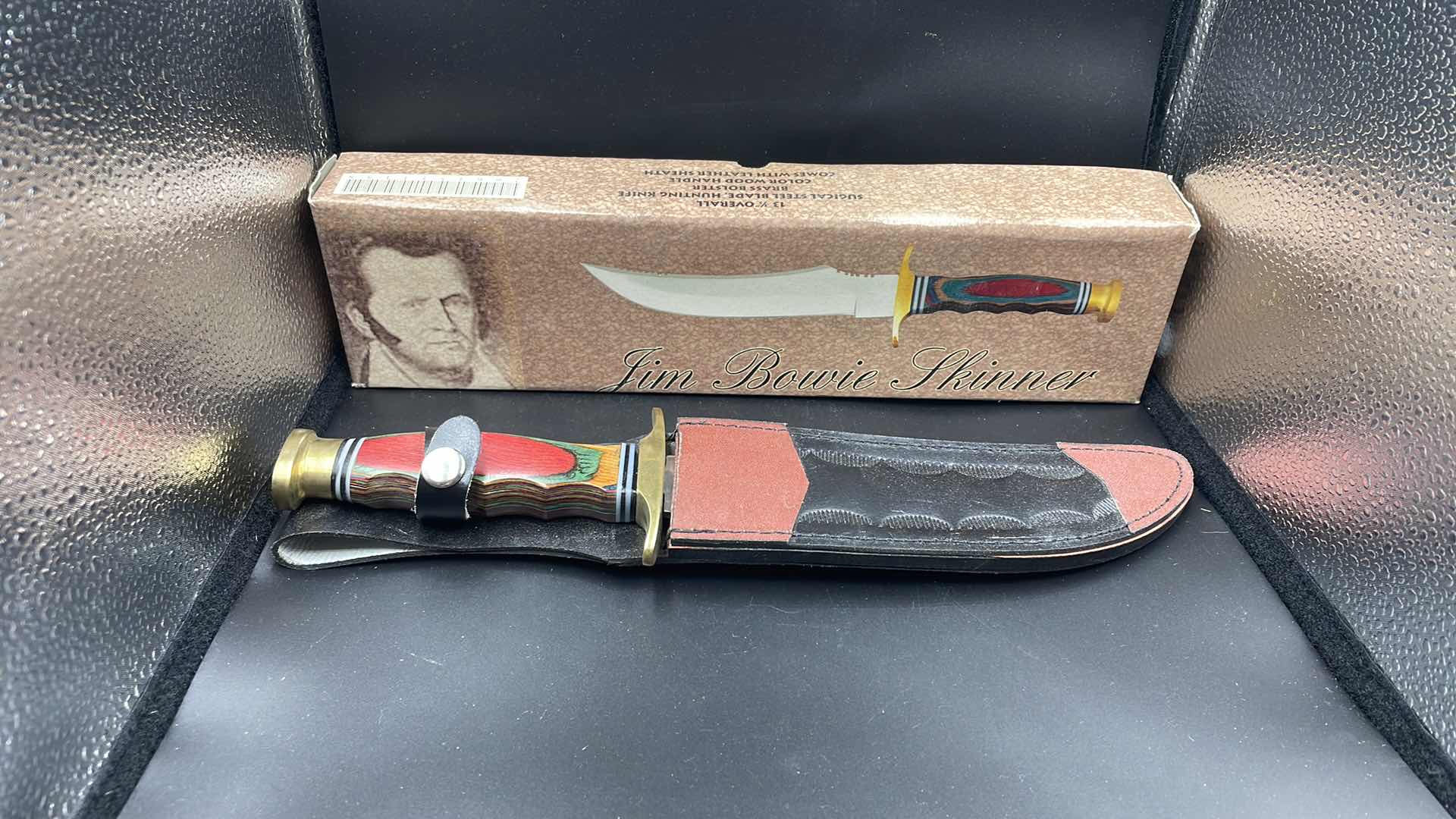 Photo 2 of JIM BOWIE SKINNER BLADE AND SHEATH 13”