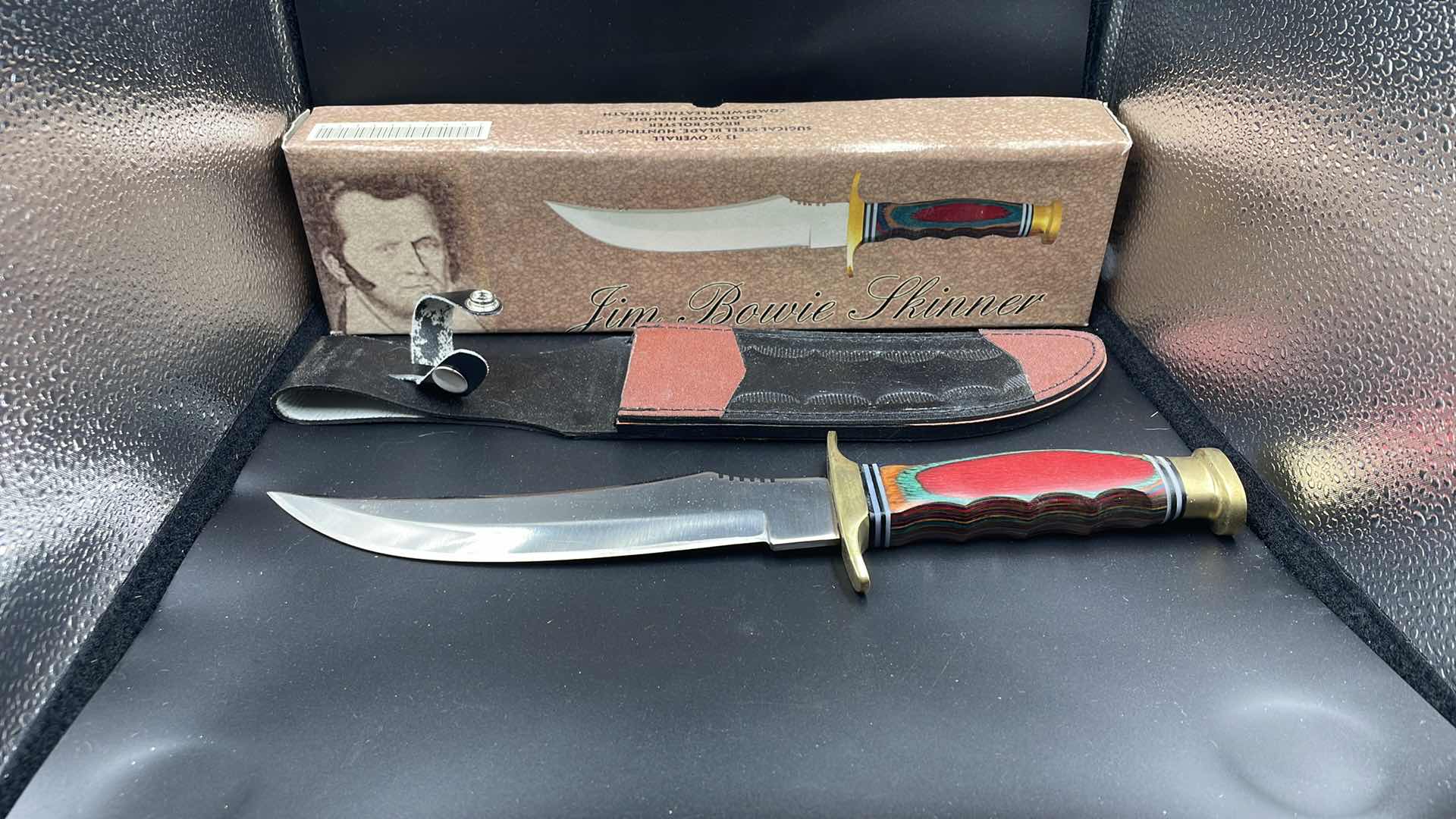 Photo 1 of JIM BOWIE SKINNER BLADE AND SHEATH 13”
