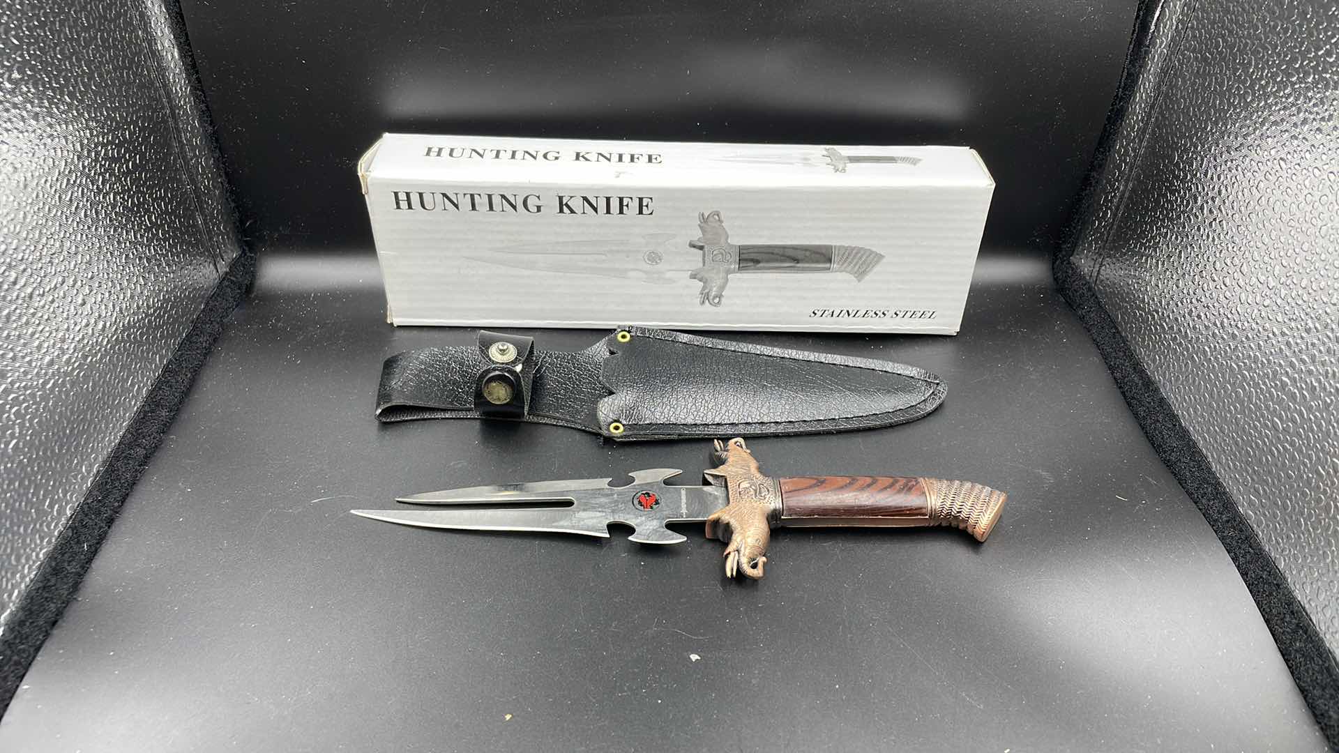 Photo 1 of DEFENDER HUNTING KNIFE WITH SHEATH 9”