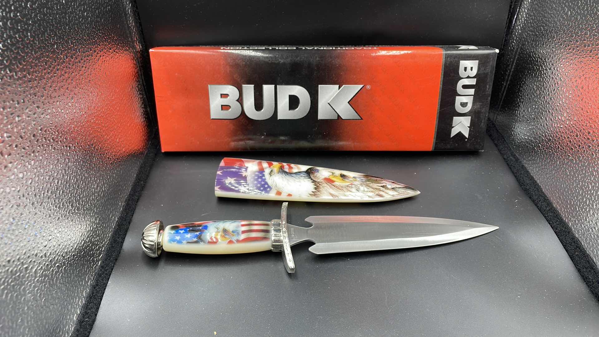 Photo 3 of BUD K EAGLE DECORATIVE BLADE AND SHEATH 11”