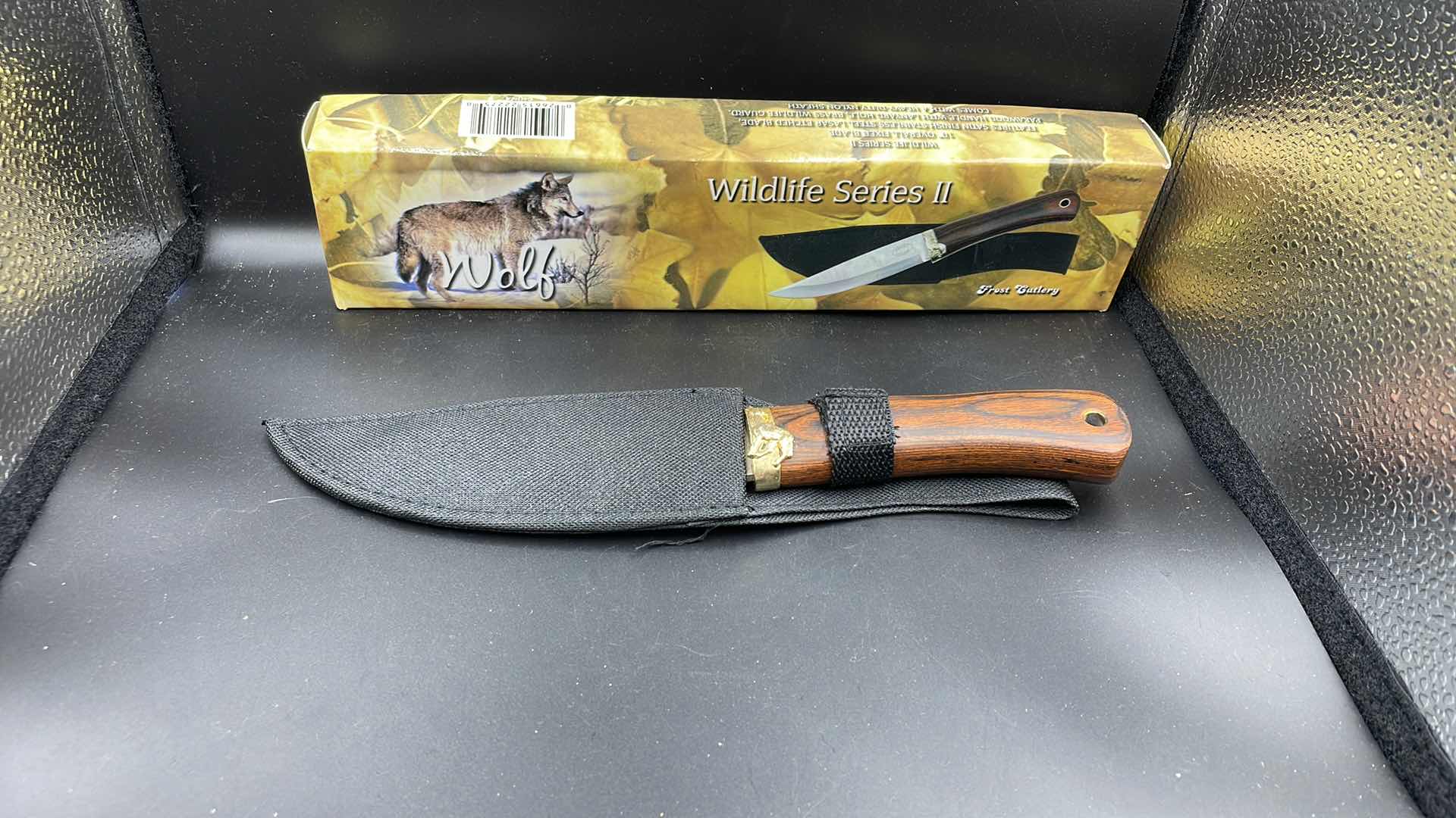 Photo 2 of FROST CUTLERY WILDLIFE SERIES WOLF BLADE AND SHEATH 10”