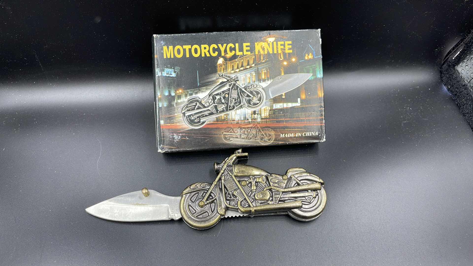 Photo 1 of 6” MOTORCYCLE KNIFE