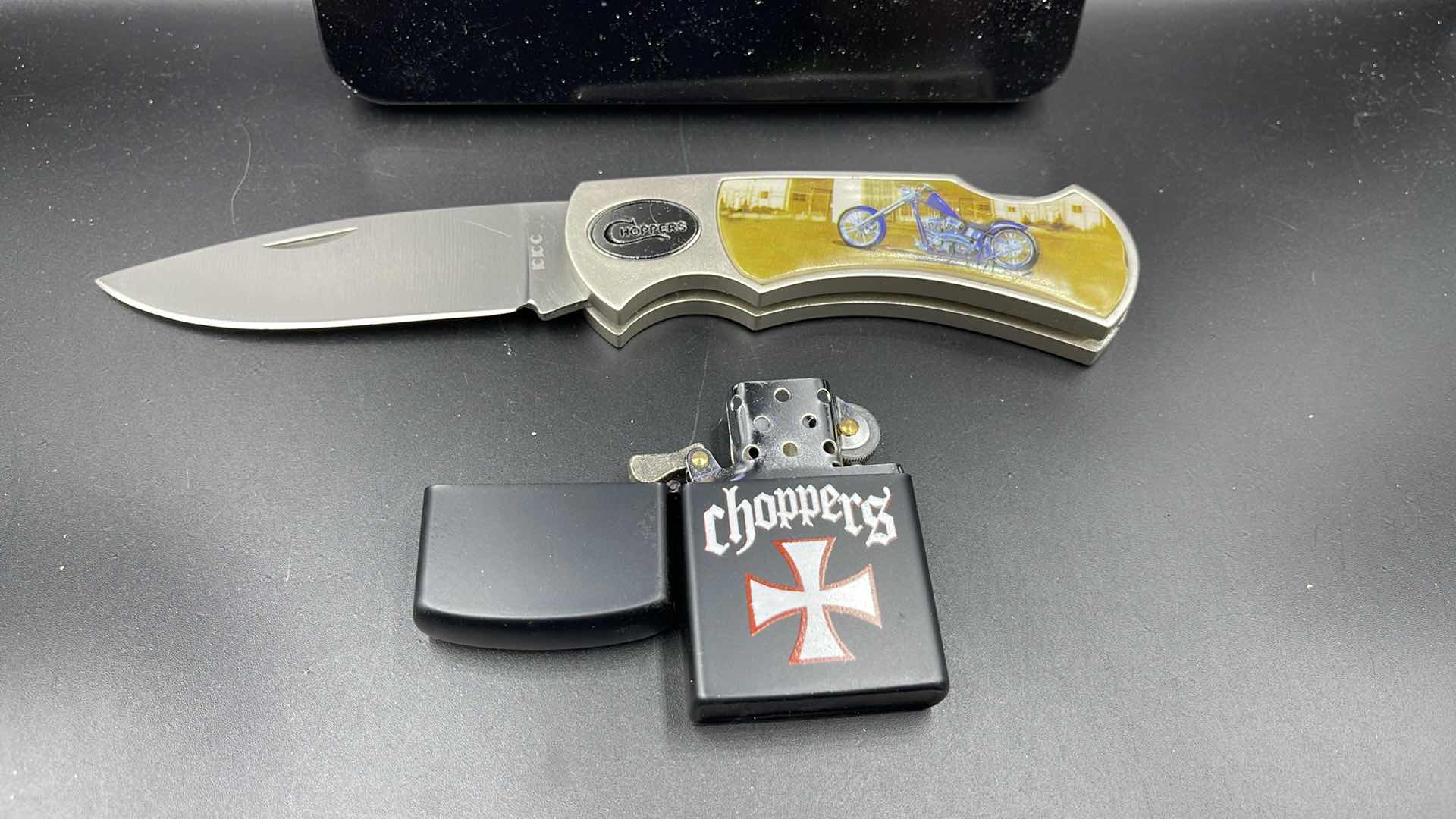 Photo 2 of CHOPPERS KNIFE & LIGHTER SET