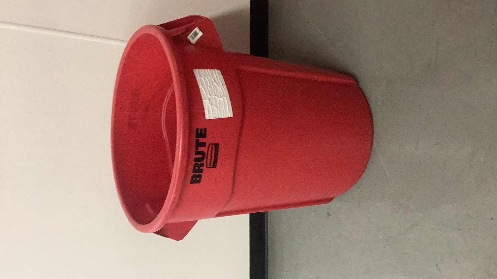 Photo 1 of RUBBERMAID BRUTE 55 GALLON HAZARDOUS WASTE CONTAINER